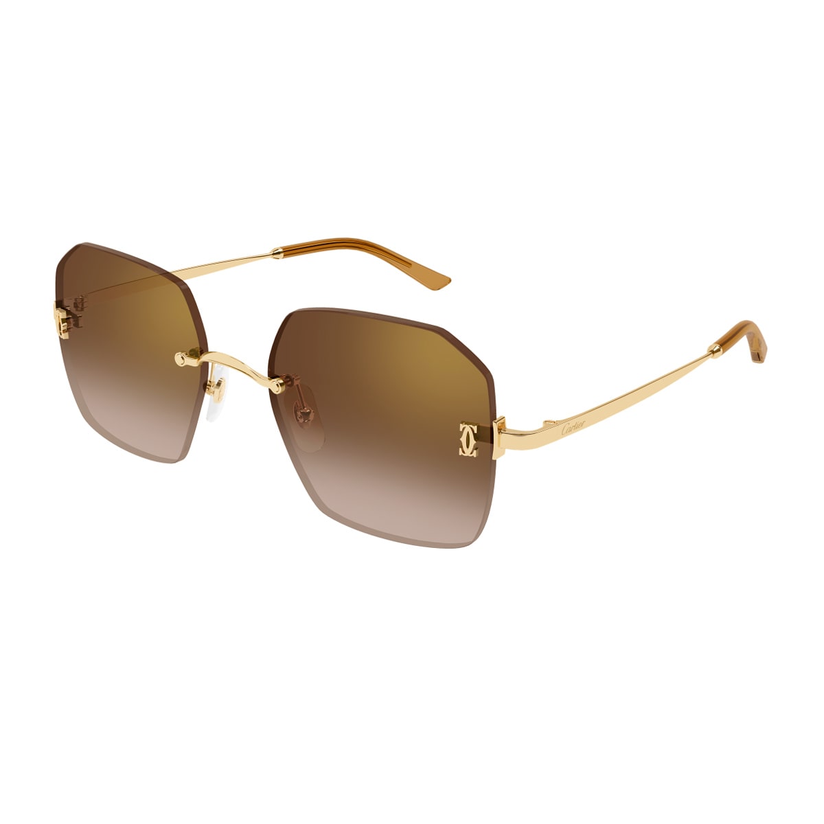 Cartier Ct0591s C De Sunglasses In Brown