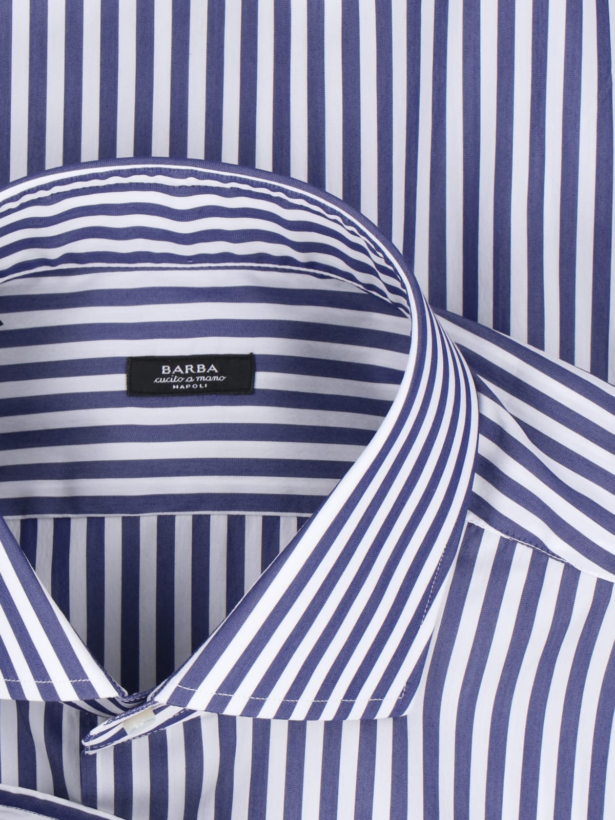 Shop Barba Napoli Classica Striped Shirt In Blue