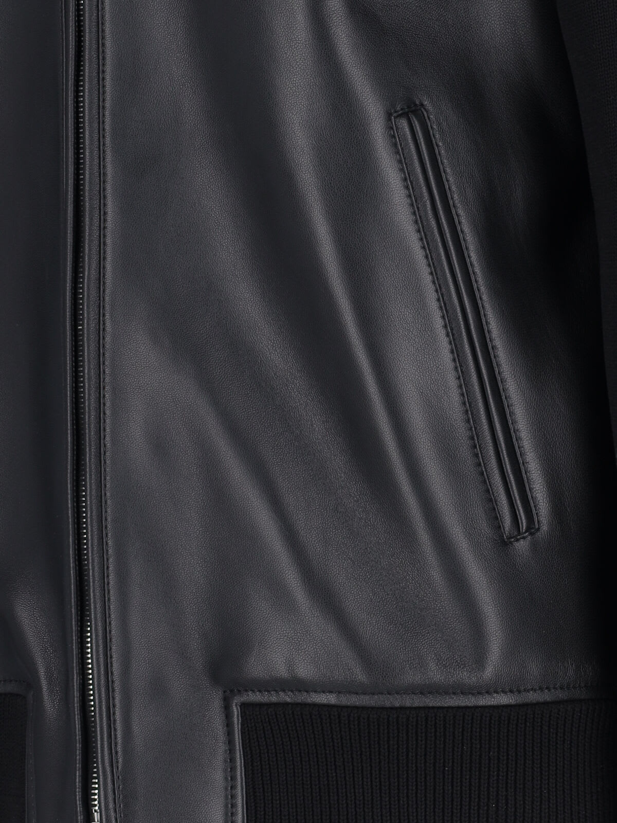 Gucci Nappa Bomber Jacket In Black