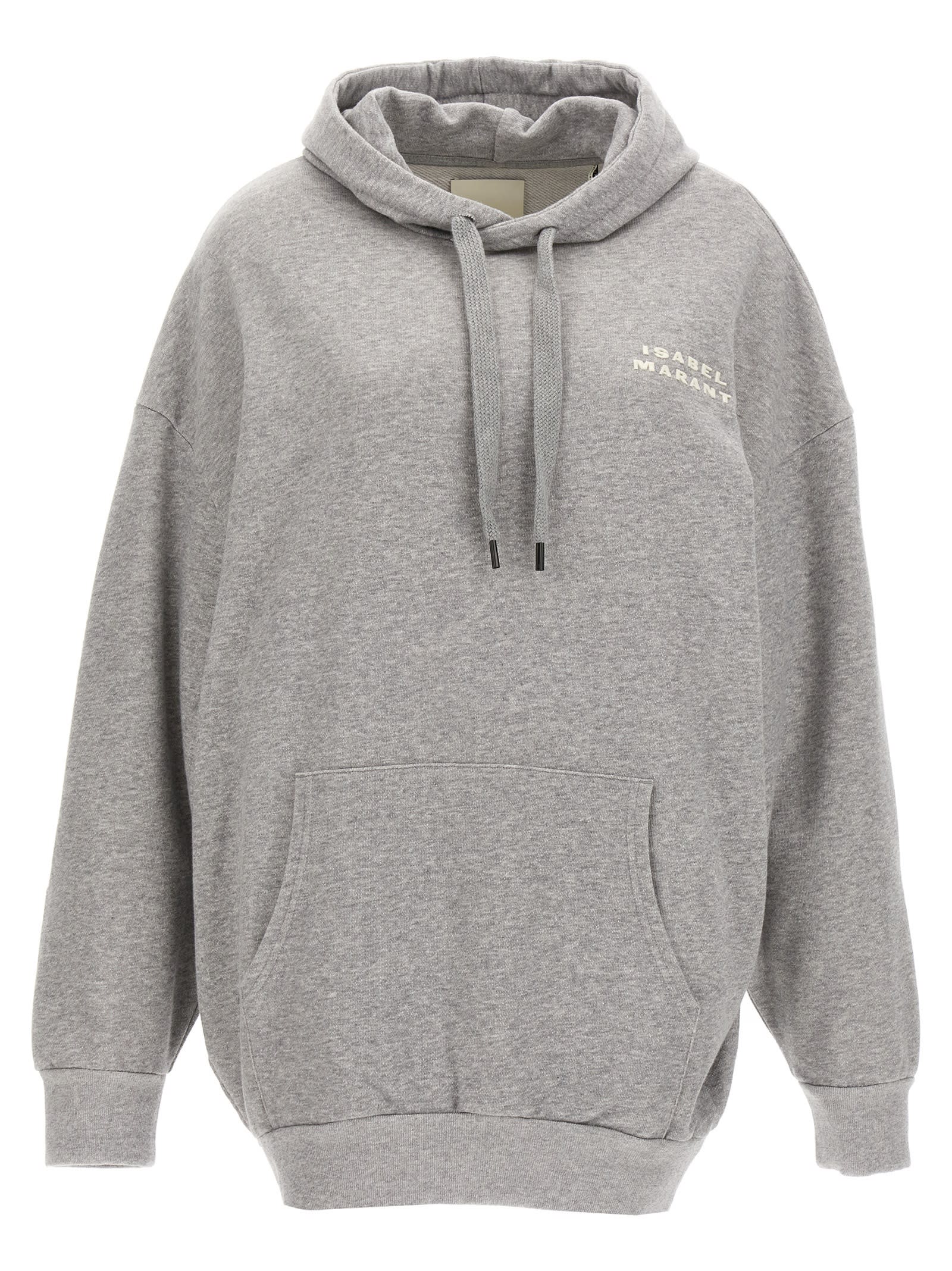 Shop Isabel Marant Solena Hoodie In Gray