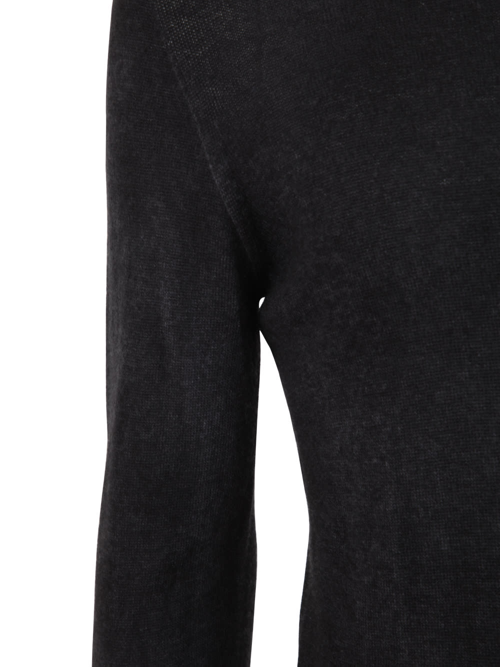 Shop Avant Toi Reversible Round Neck Pullover In Black