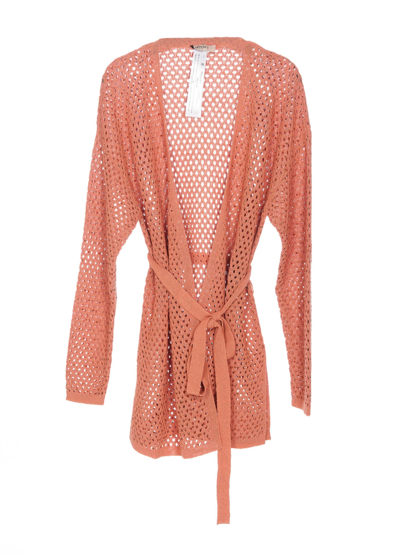 Shop Twinset Cardigan In Pink