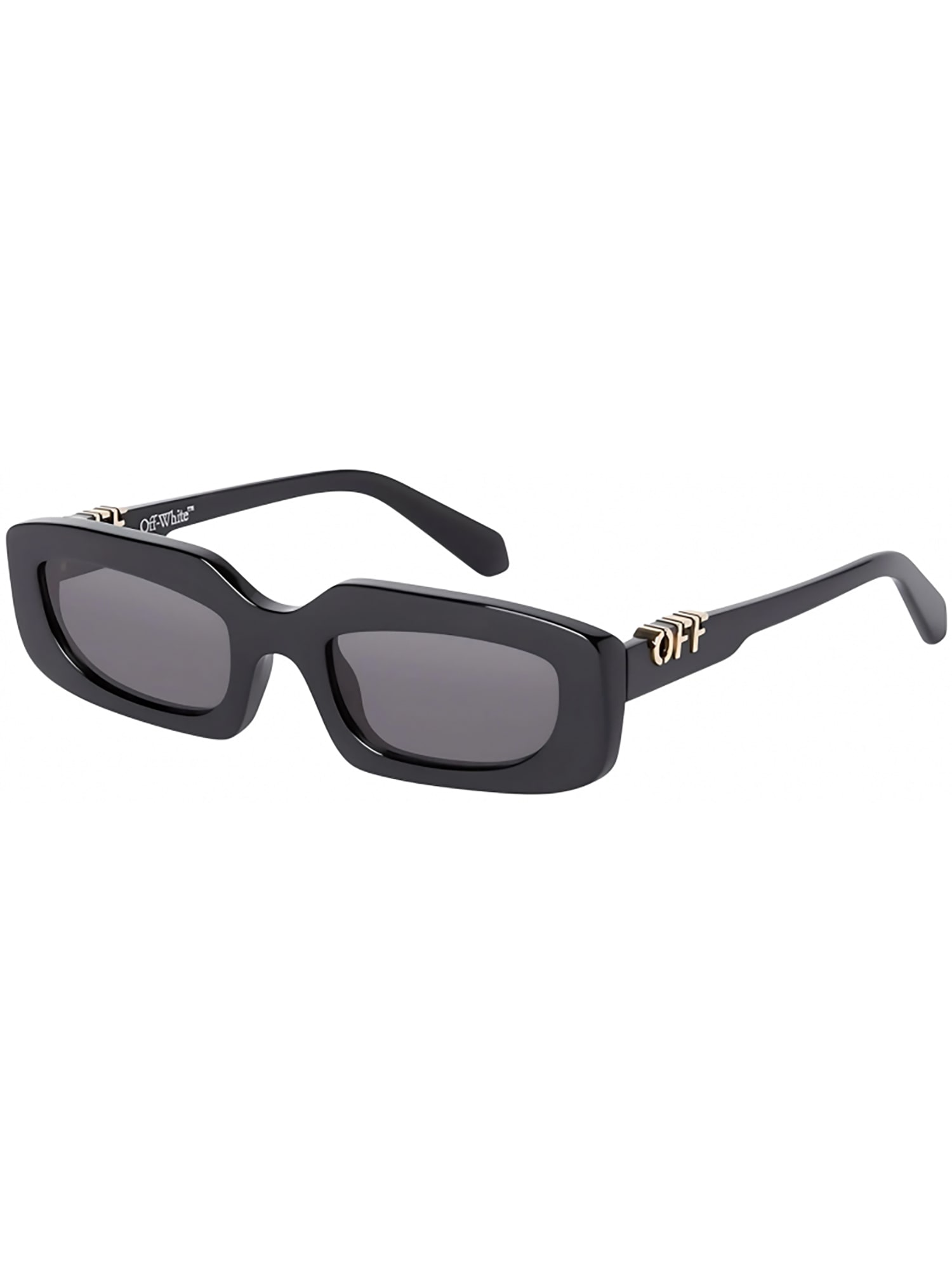Off-white Oeri13c Renton Sunglasses Sunglasses In Black Dark Grey