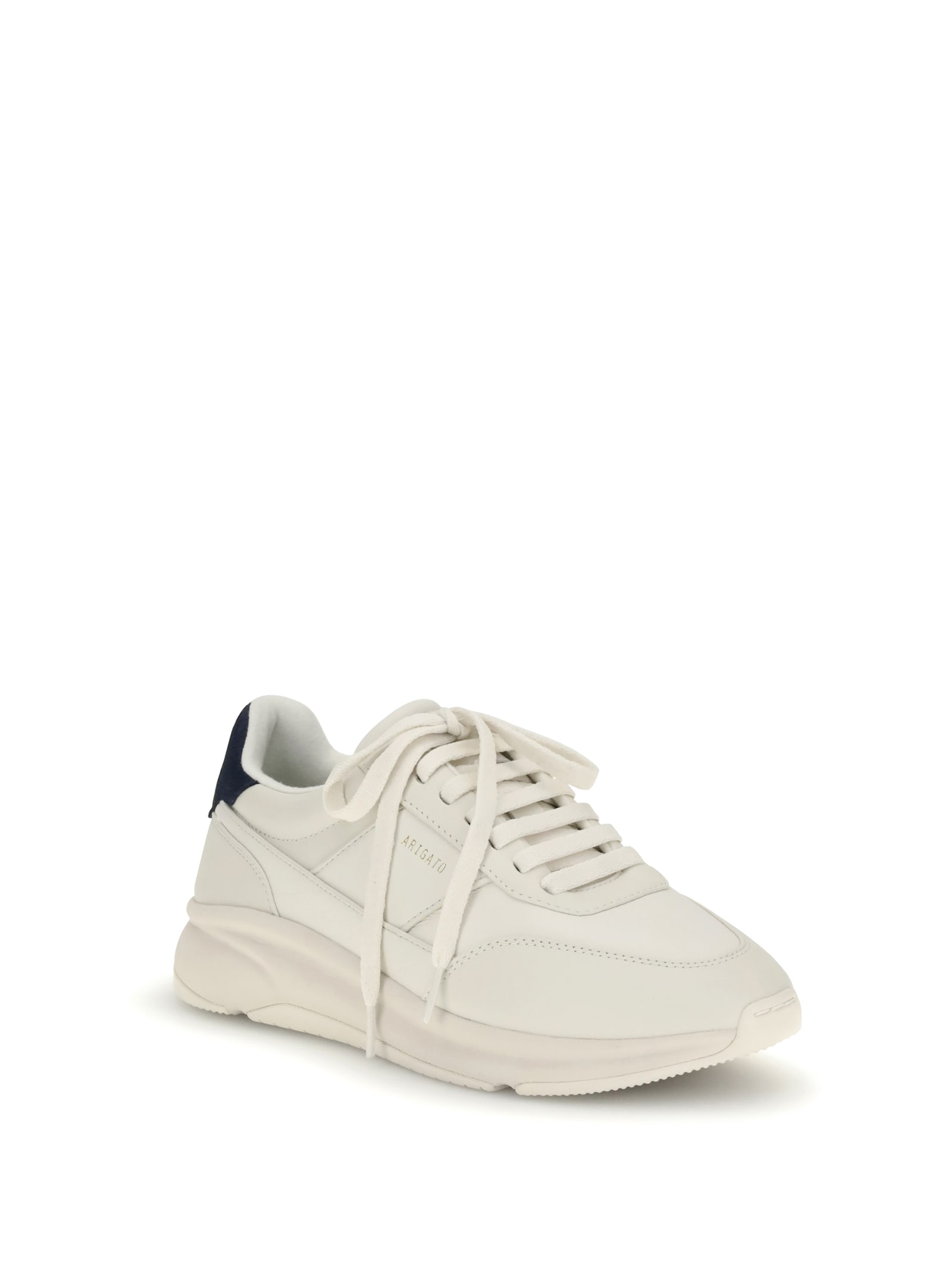 Axel Arigato Genesis Neo Sneakers In White Suede And Leather In Neutral