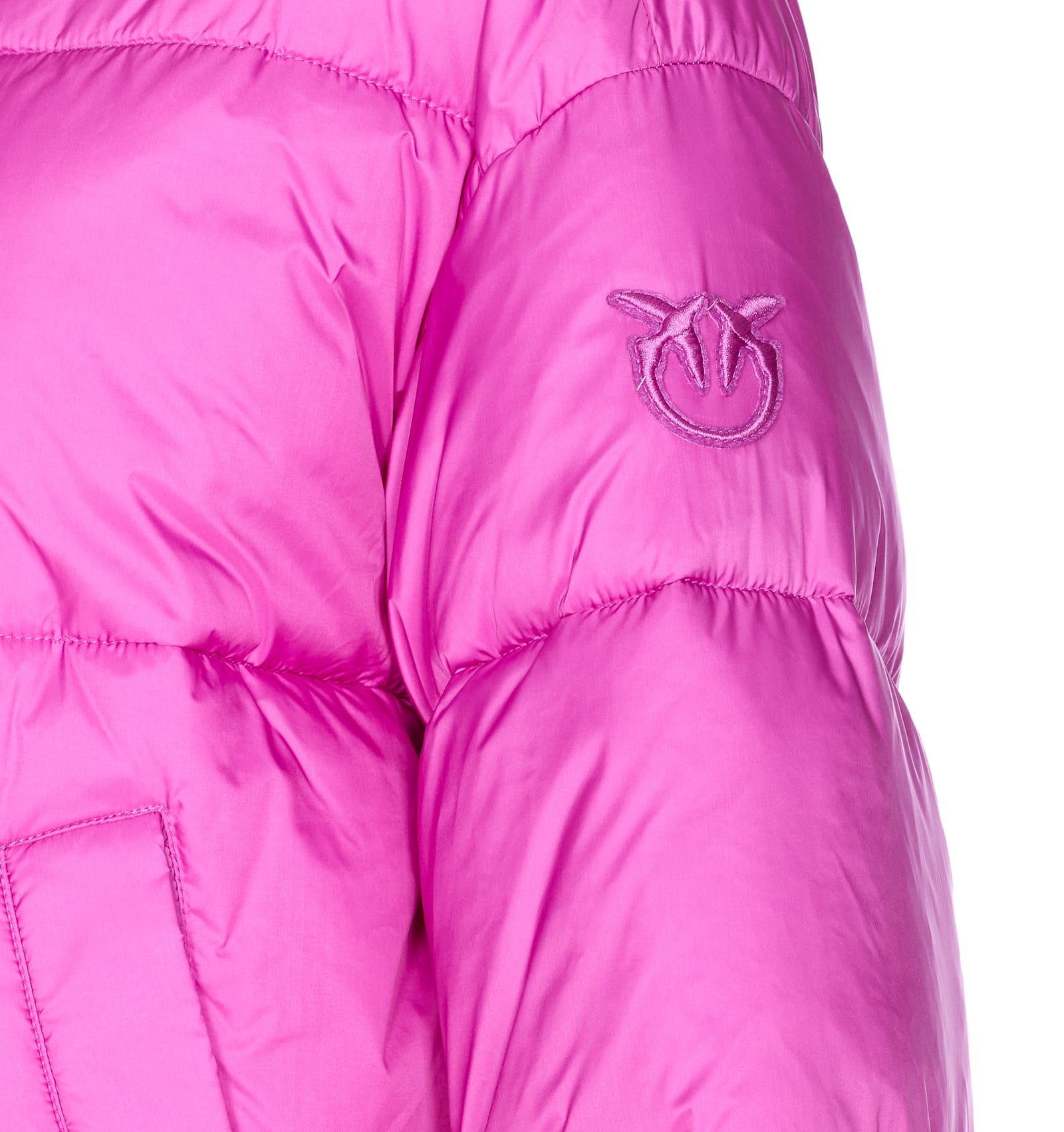 Pinko Impasto Imbottito Tela Tecnica Semilucida Trapuntata In Pink