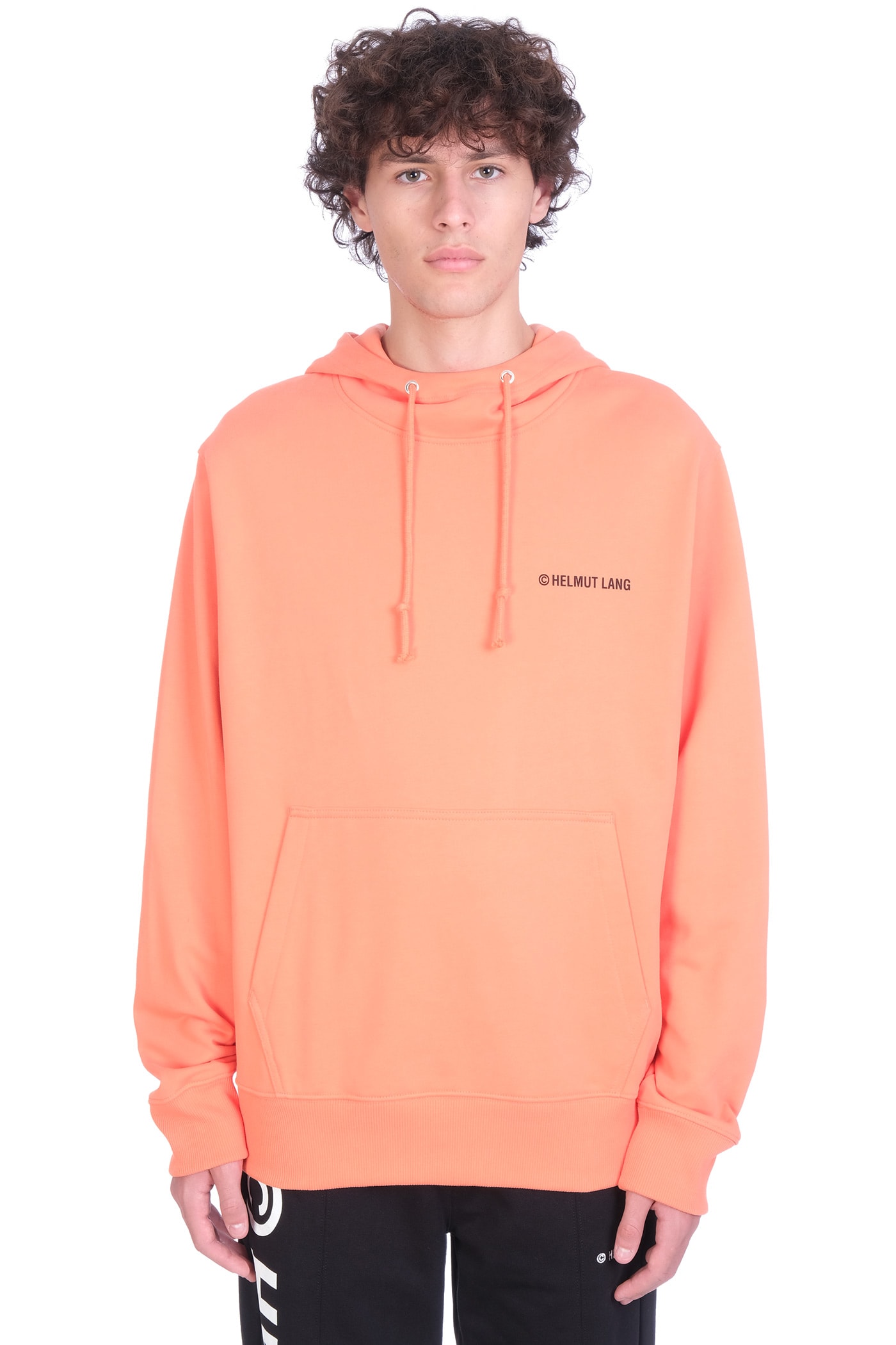 Helmut Lang Sweatshirt In Orange Cotton