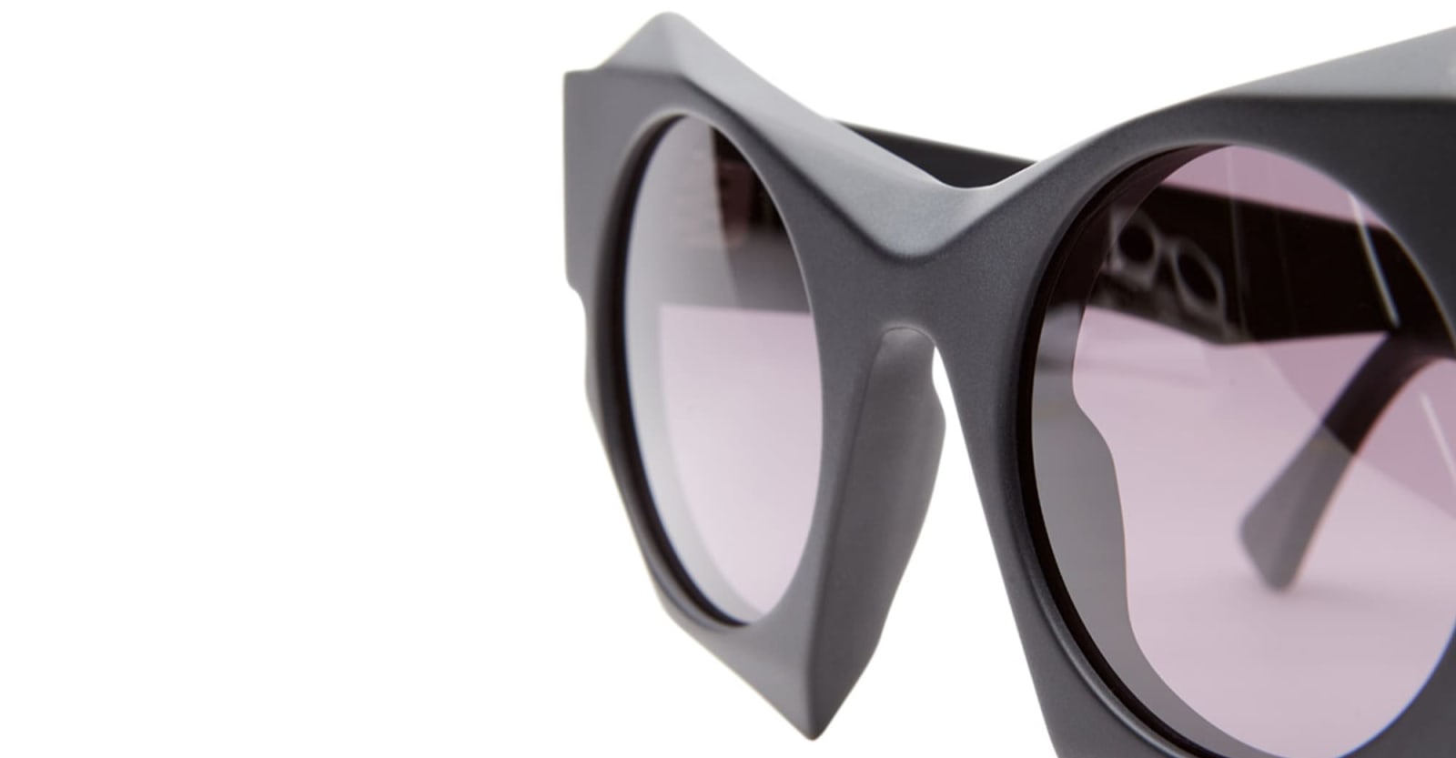 Shop Kuboraum Mask U5 - Black Matte Sunglasses In Matte Black