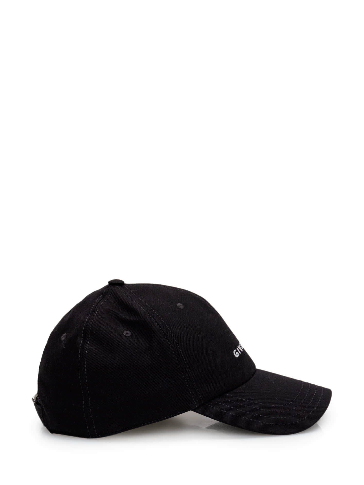 Givenchy Logo-embroidered Baseball Cap In Black