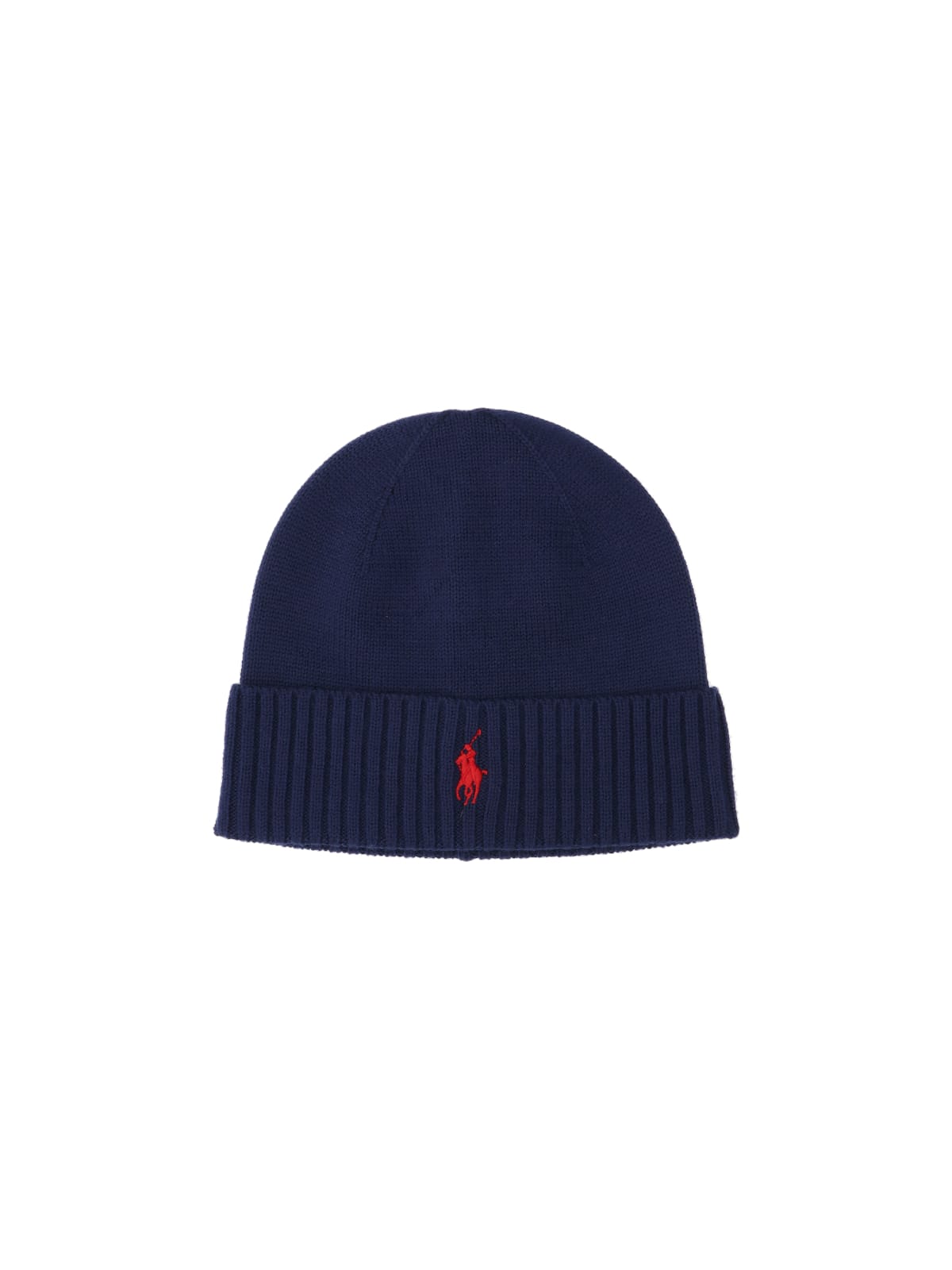 Polo Ralph Lauren Woolen Beanie Hat In Blue