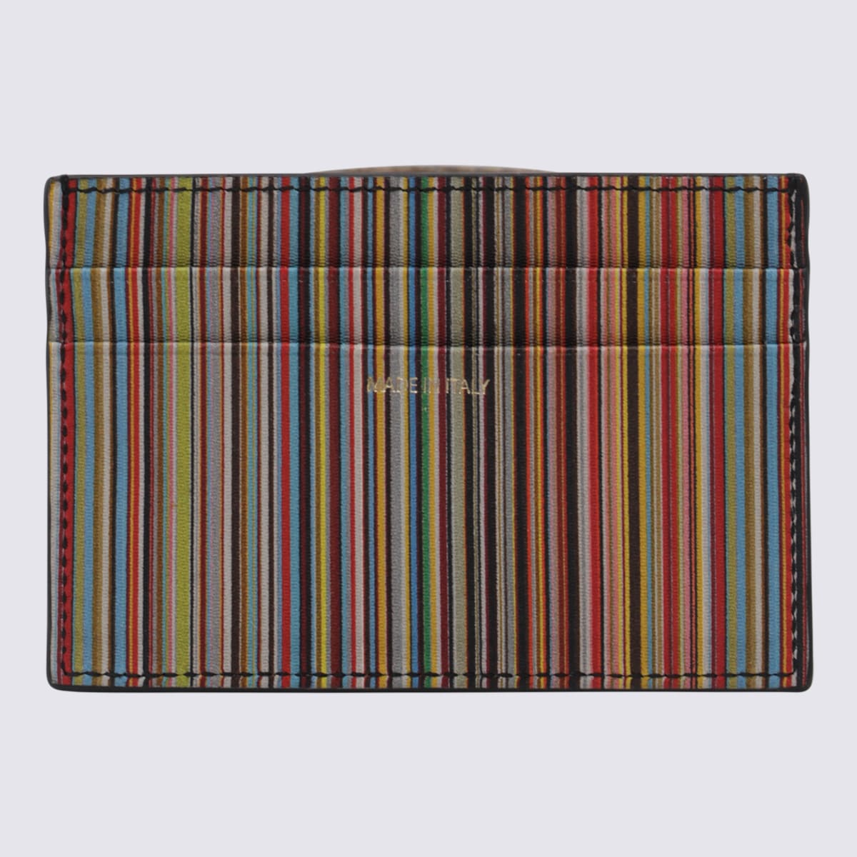 Paul Smith Rectangular Black Calf Leather Wallet With Interior In Black