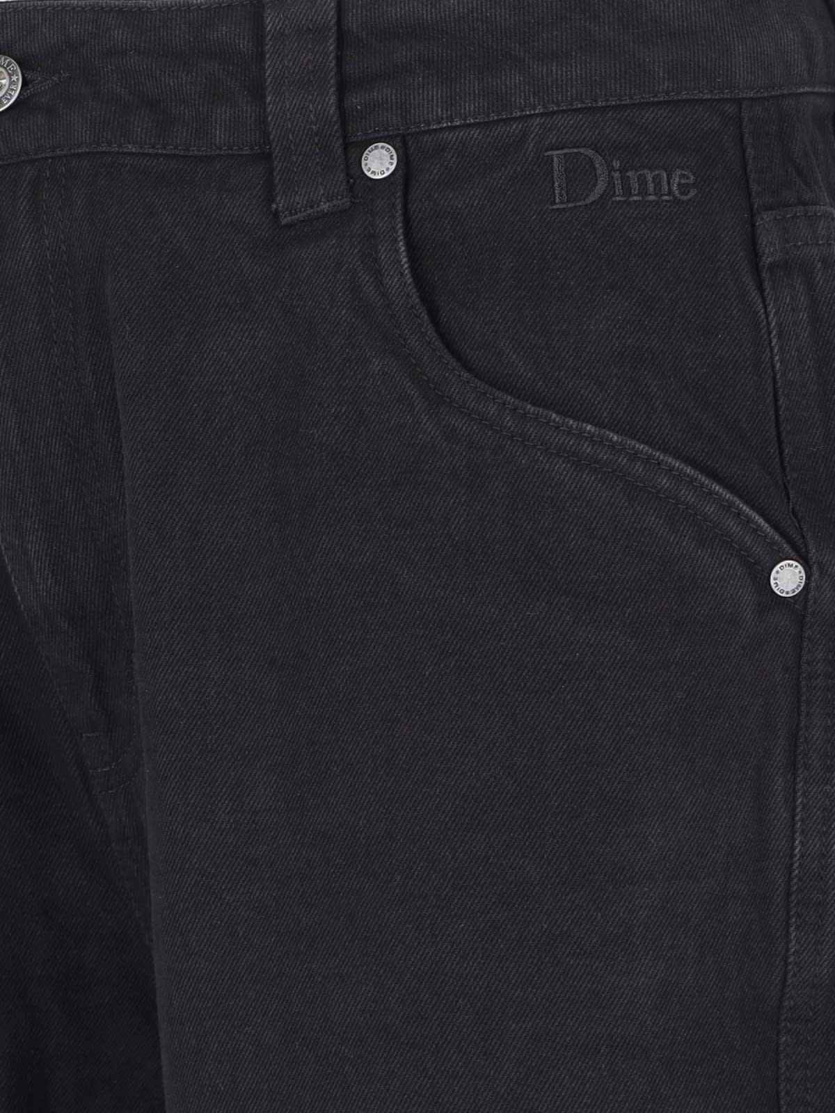 Shop Dime Straight Jeans In Black