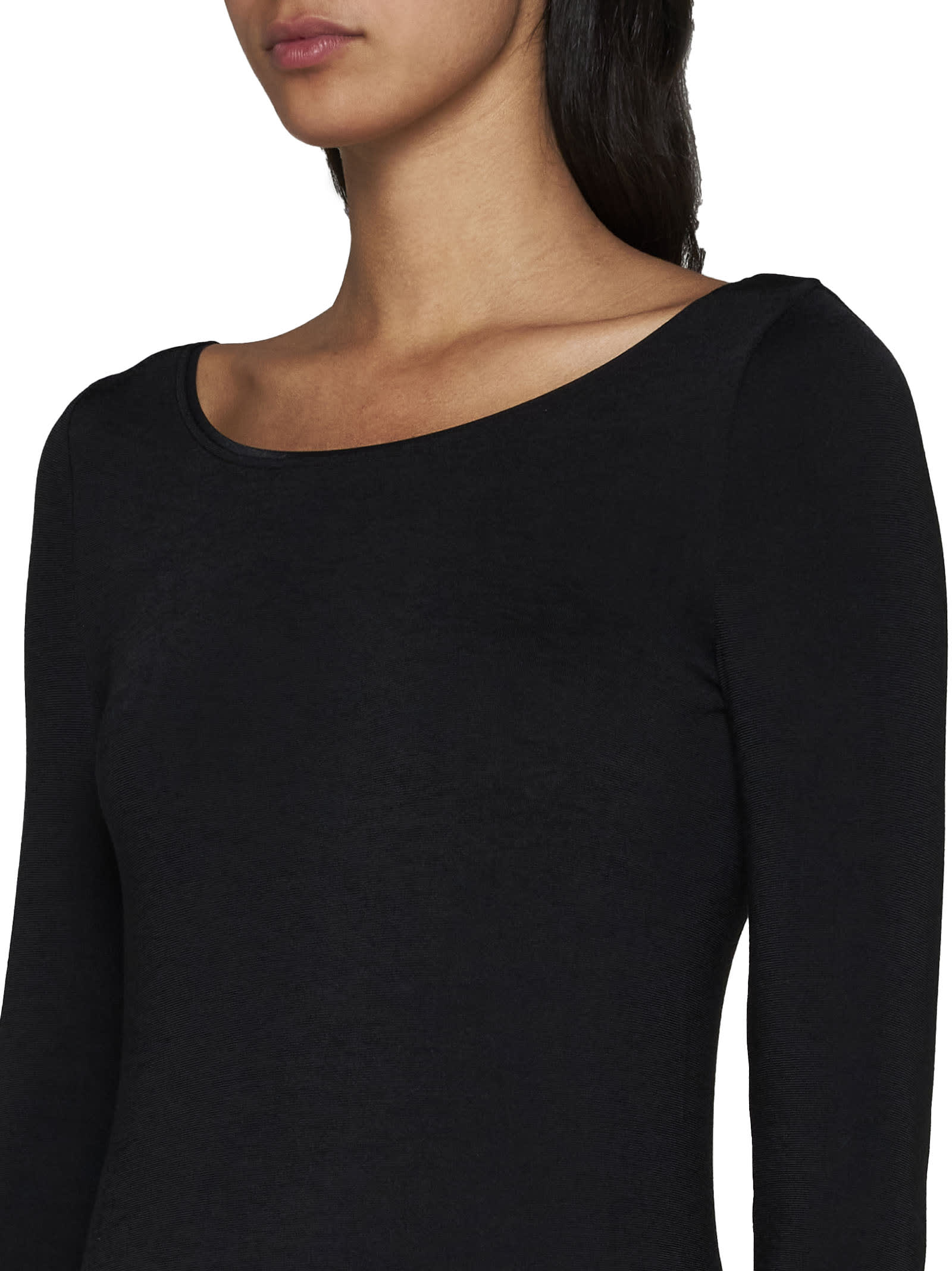 Shop Wolford Sweater In Black
