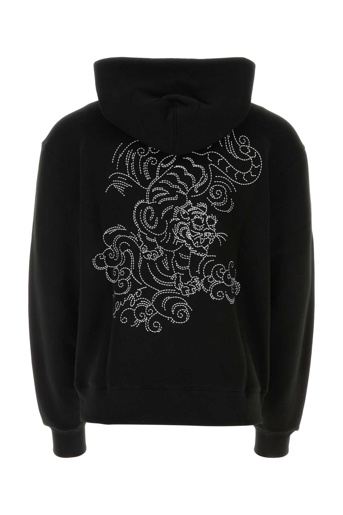 Shop Kenzo Black Cotton Sweatshirt In Noir