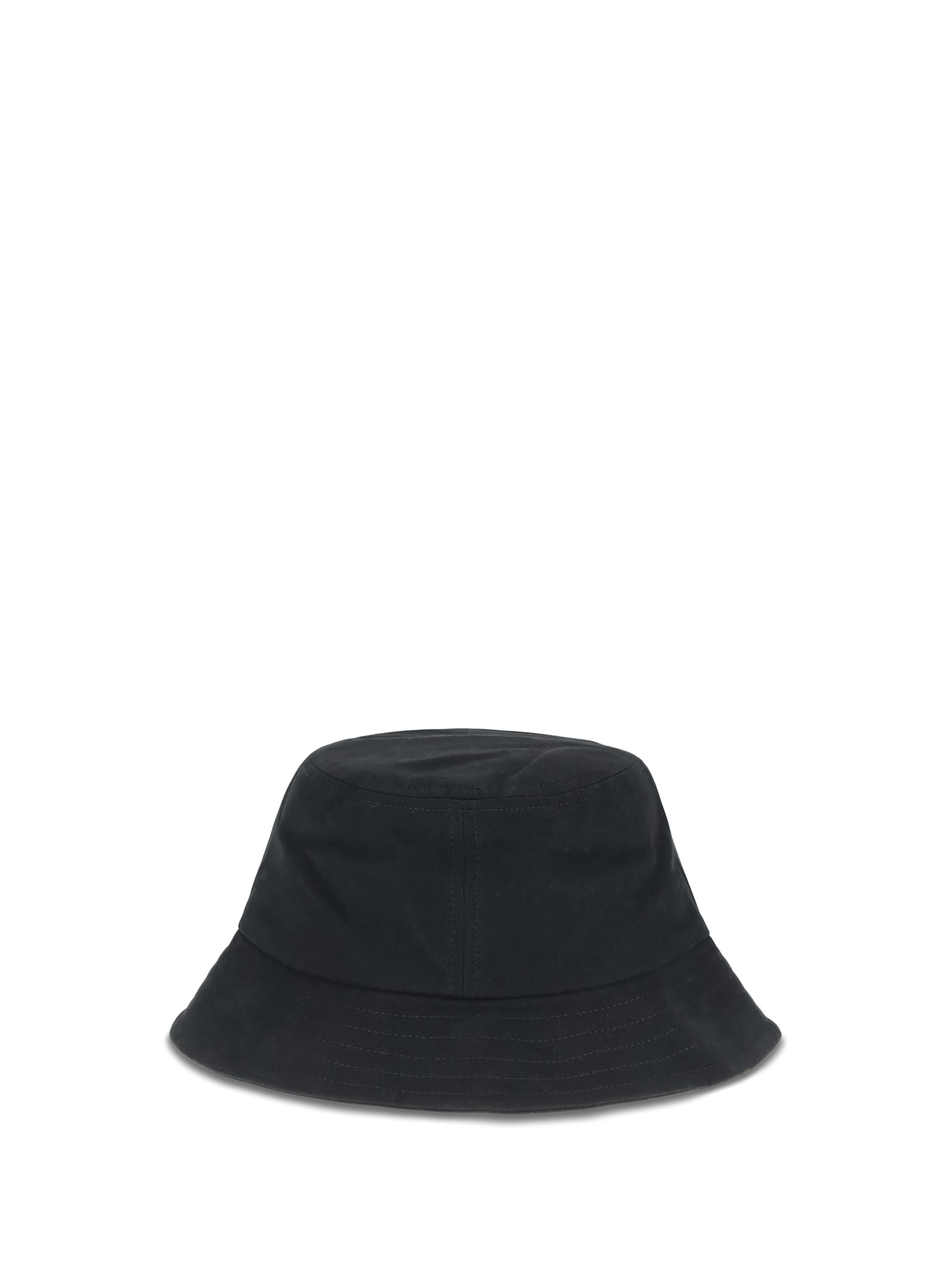 Ami Alexandre Mattiussi Ami Paris Men Ami De Coeur Bucket Hat In Black