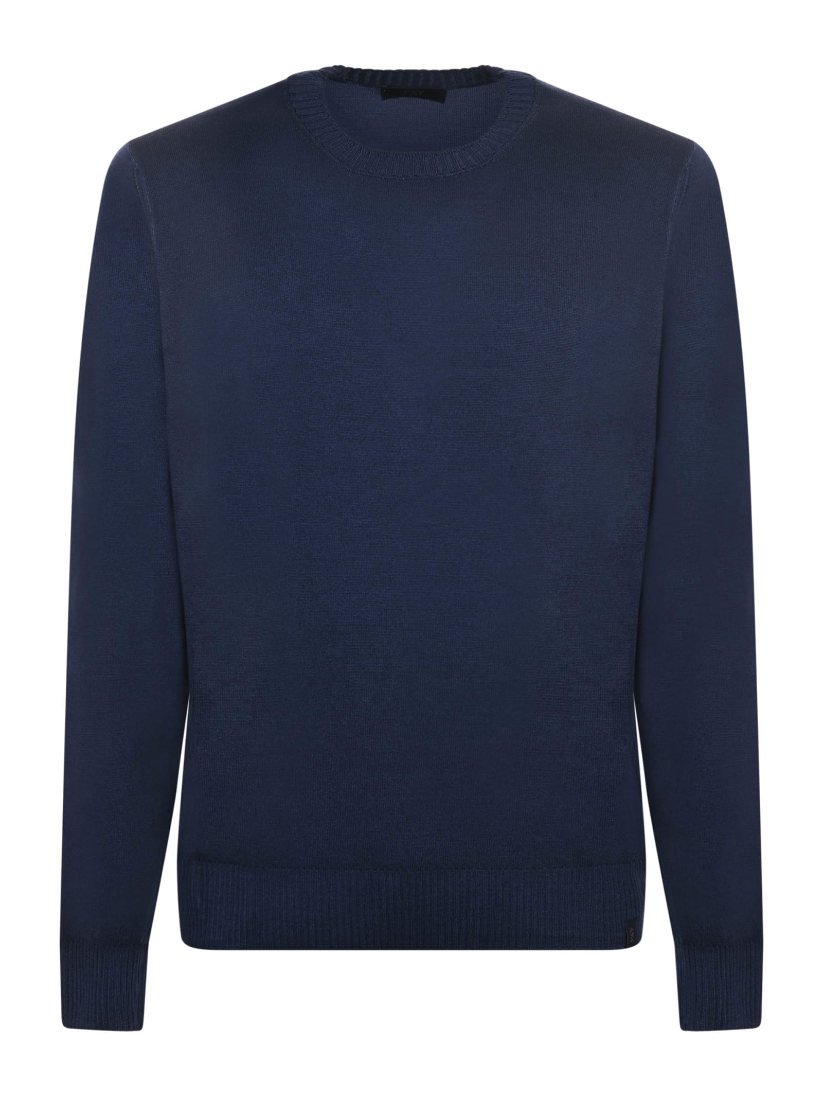 Fay Wool Sweater In Blue