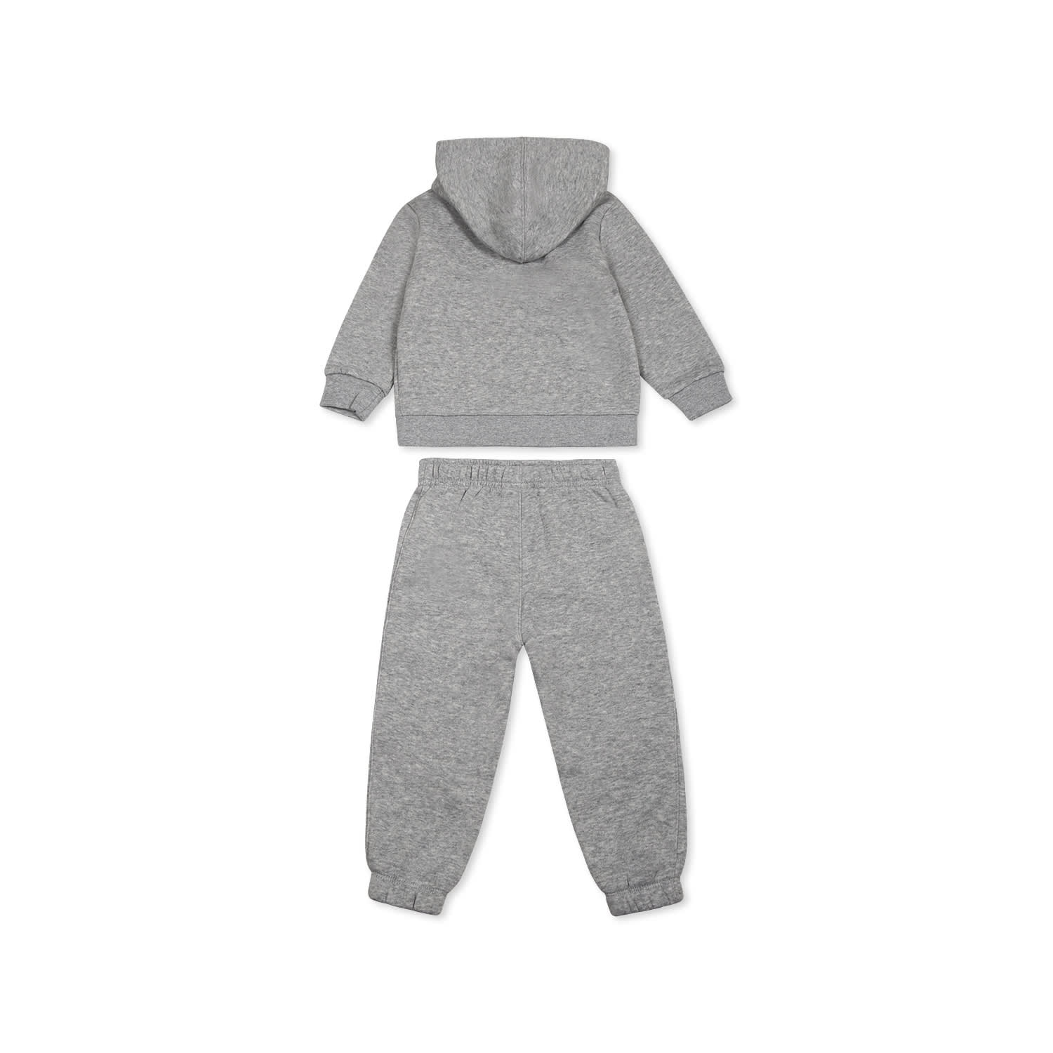 NIKE GREY SUIT FOR BABY BOY WITH SWOOSH 