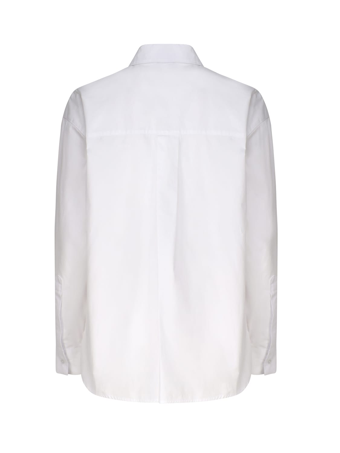 Shop Pinko Poplin Shirt In Bianco Brill.