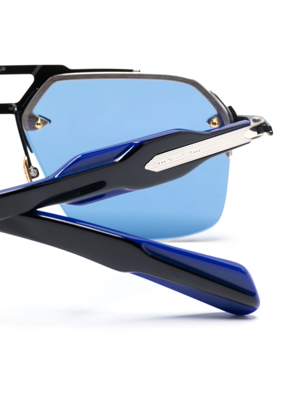 Shop Jacques Marie Mage Silverton Sunglasses In L Orca