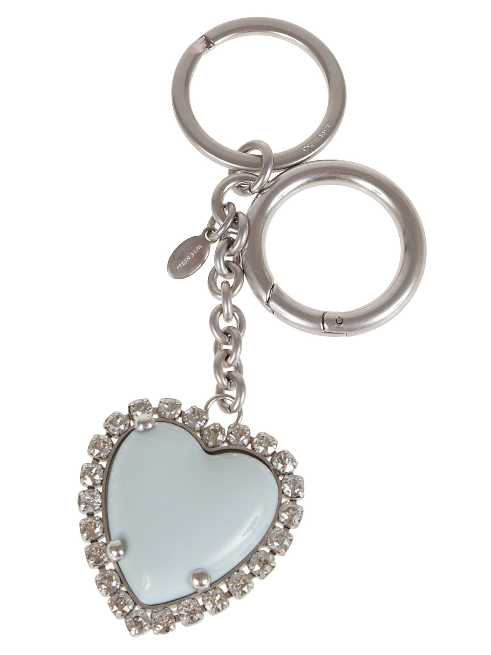 Valentino Key Ring Vlogo Signature In Metallic