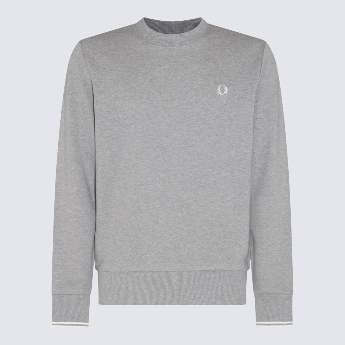 Grey Cotton Blend Sweatshirt