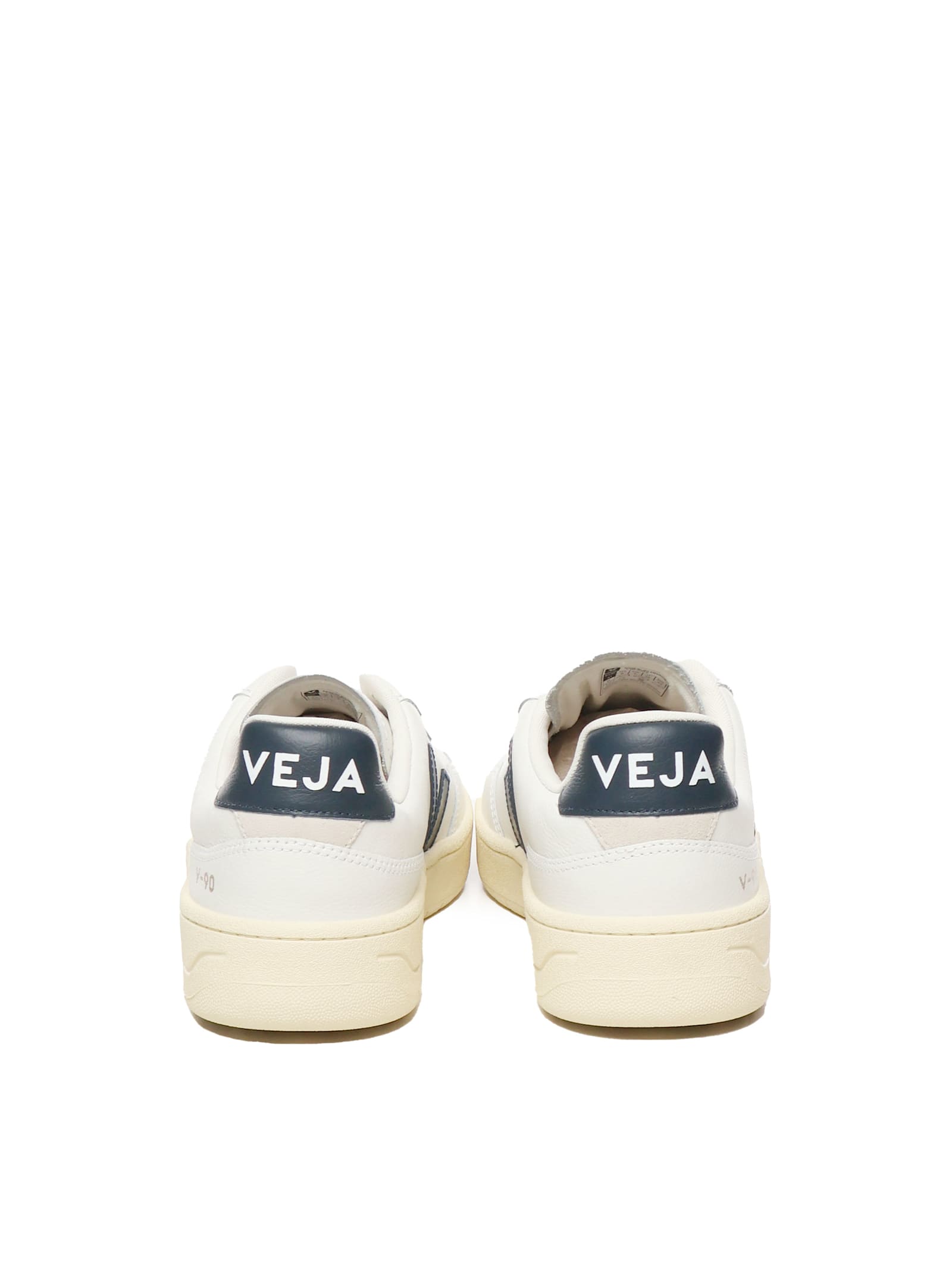 Veja V-90 Man Sneakers White Size 9 Leather