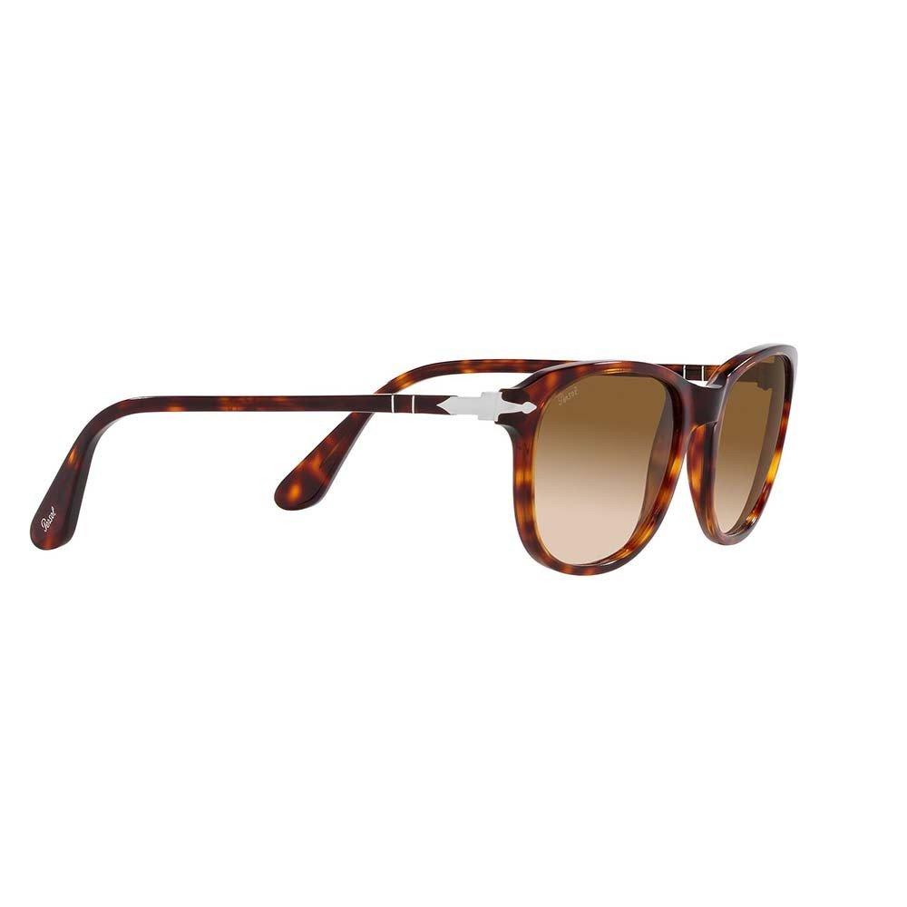 Shop Persol Rectangular Frame Sunglasses In 24/51