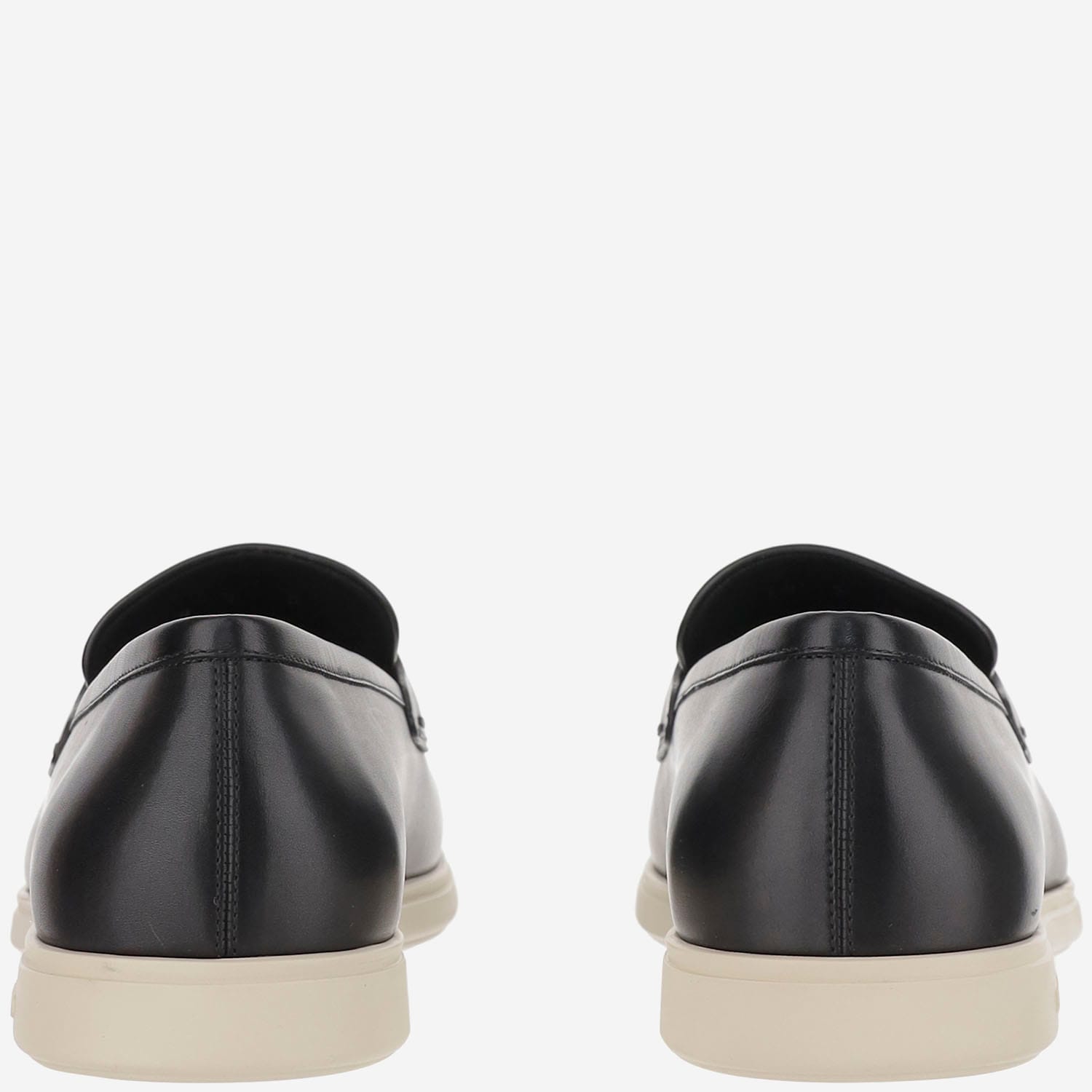 Ferragamo Moccasin Gancini In Black