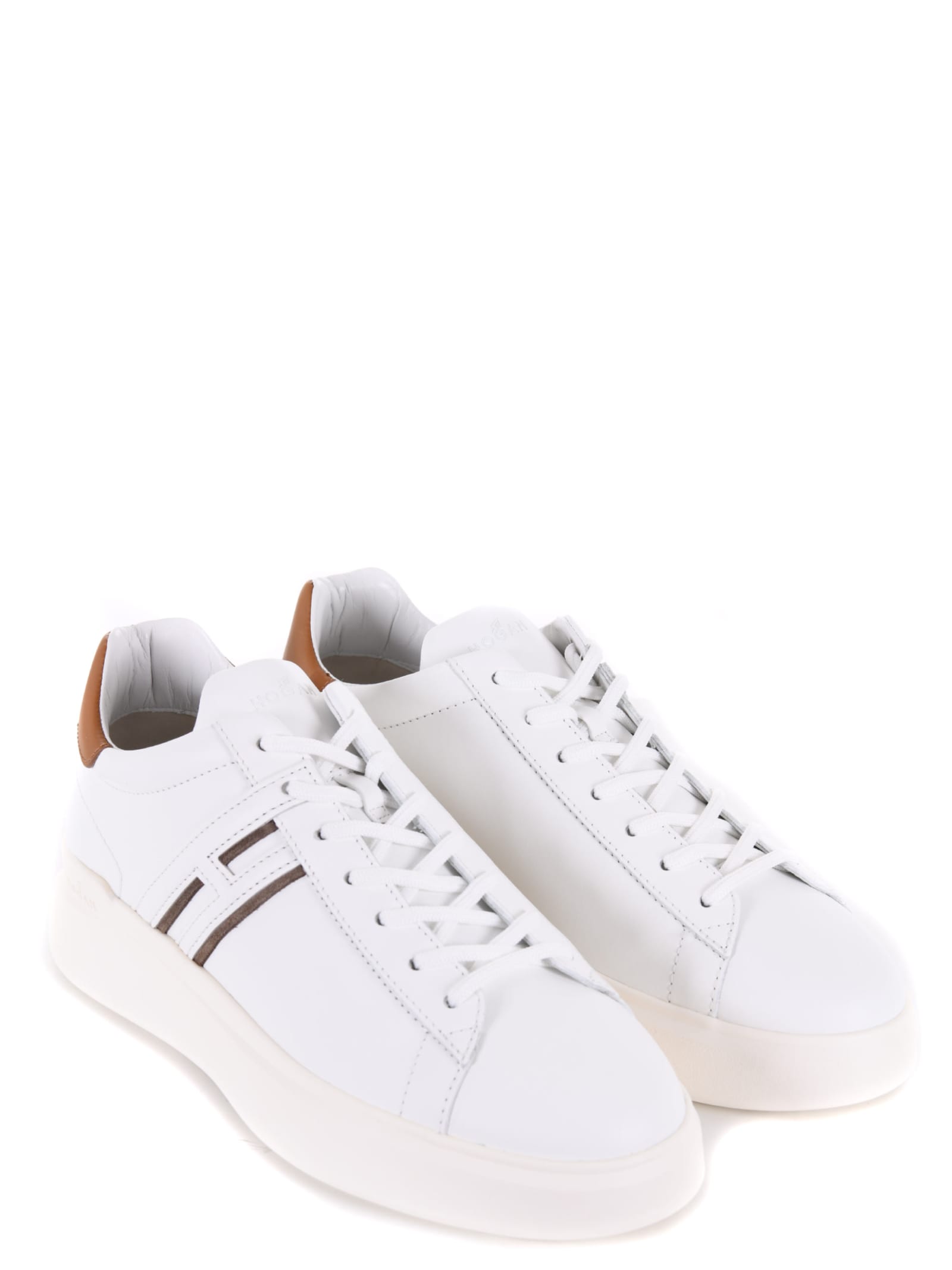 Shop Hogan Sneakers In White