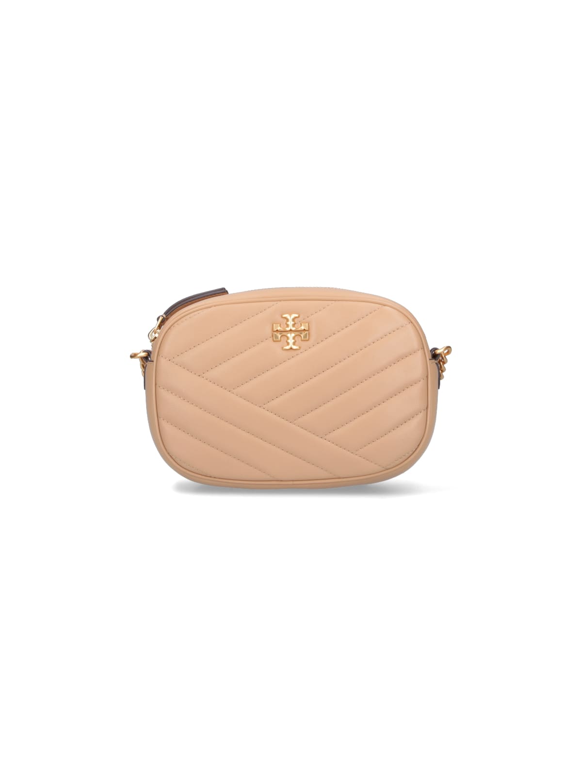 Shop Tory Burch Kira Camera Shoulder Bag In Desert Dune