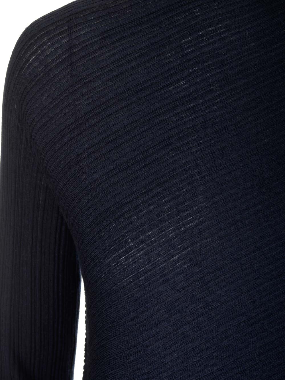 Shop Theory Ribbed Turtleneck In Navy