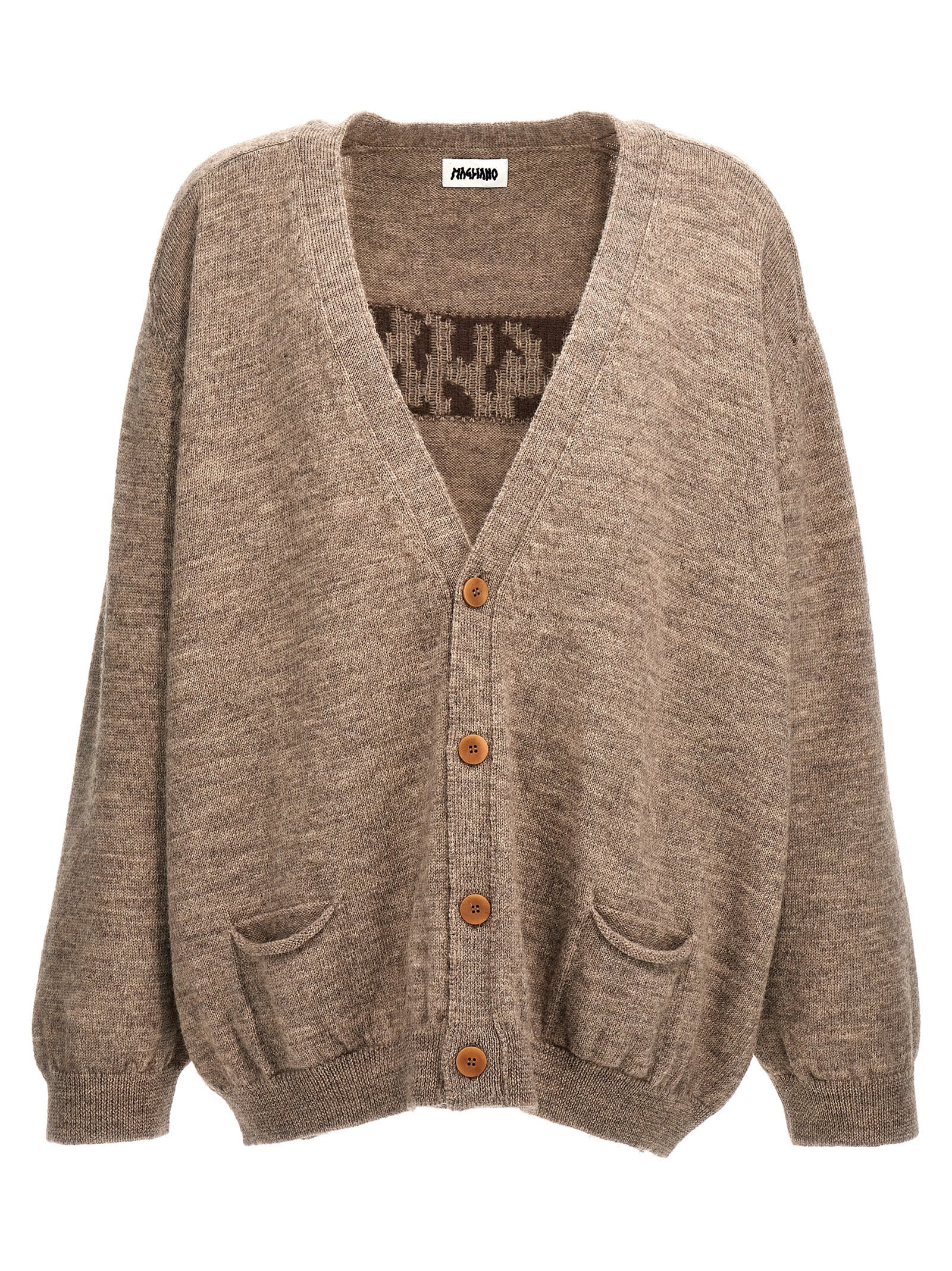 Magliano Logo Cardigan | Smart Closet