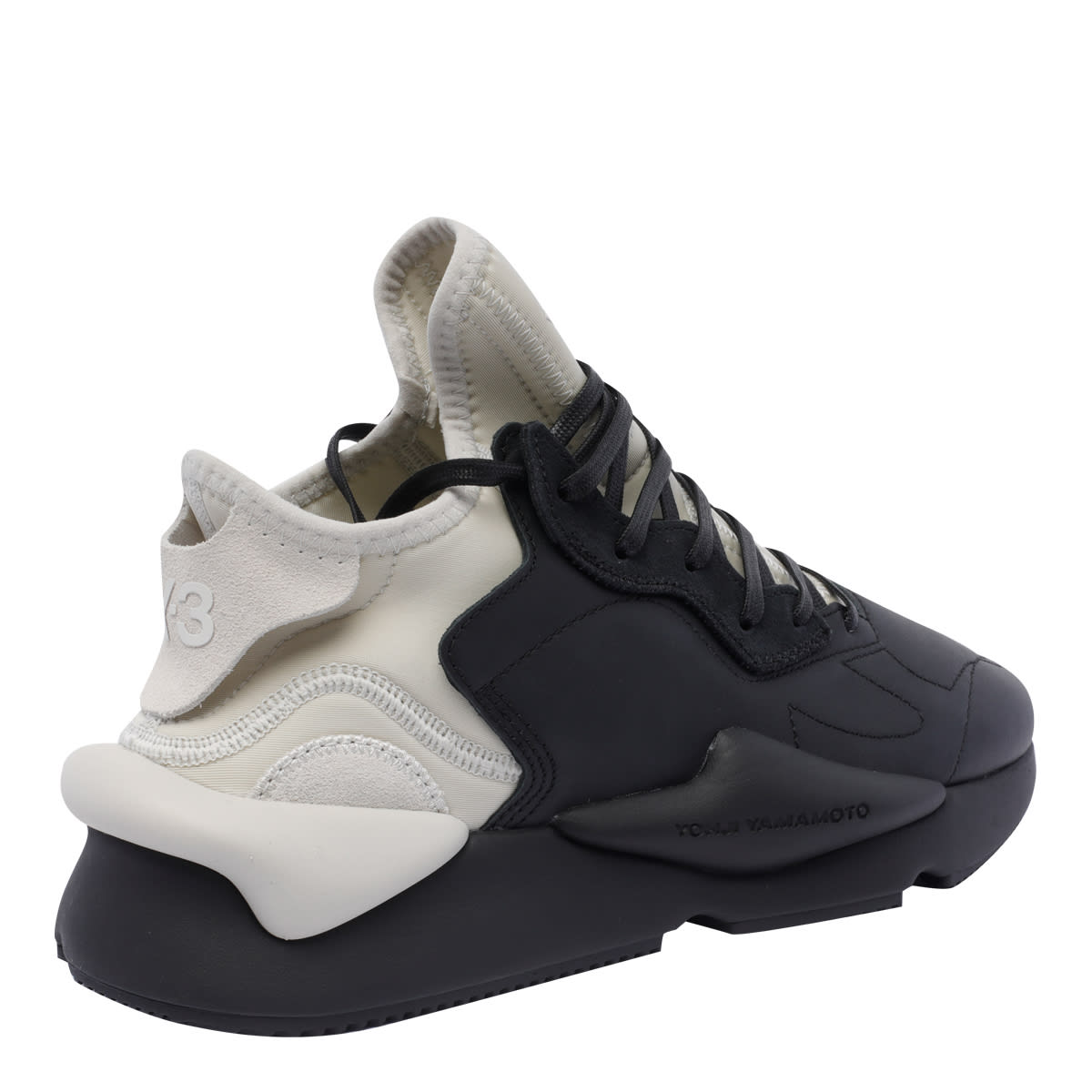 Shop Y-3 Kaiwa Sneakers In Black