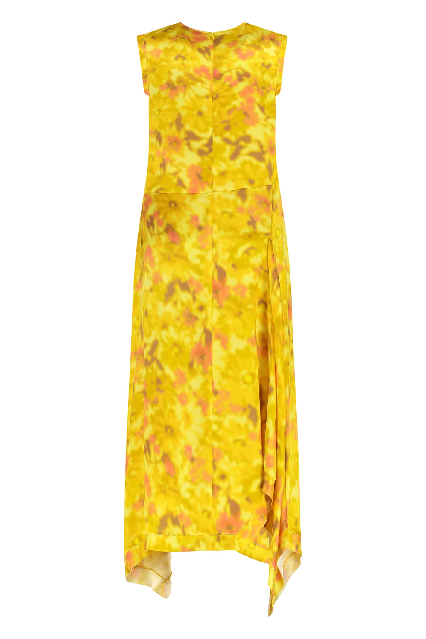 Acne Studios Women Dress With Logo In Multi