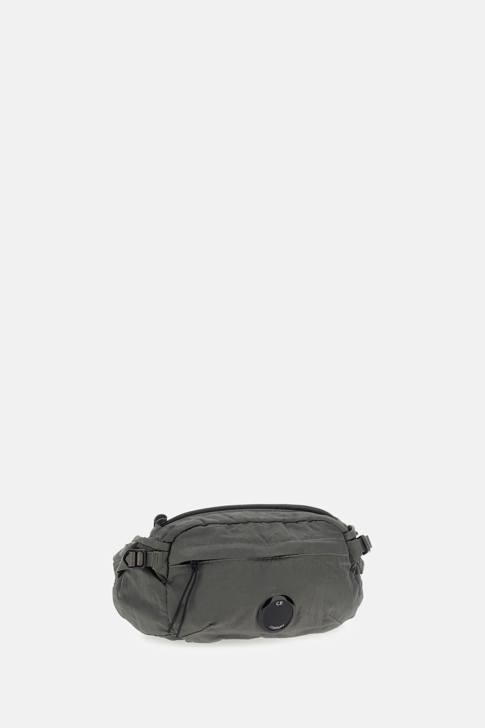 C.p. Company Belt Bag With Front Lens Logo In Gray