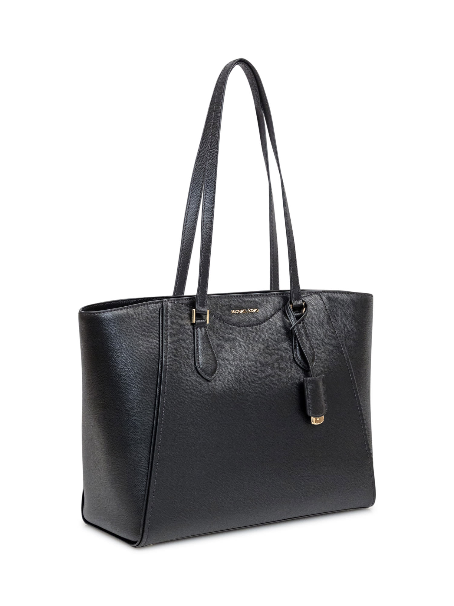 Shop Michael Michael Kors Large Taryn Bag In Black