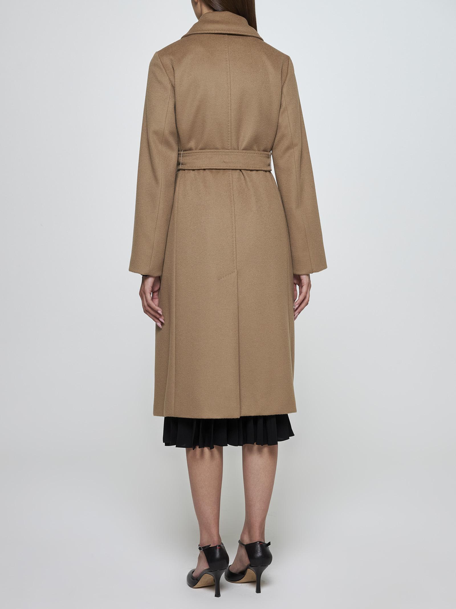 Shop Max Mara Bcollag Belted Wool Coat  Studio In Camel