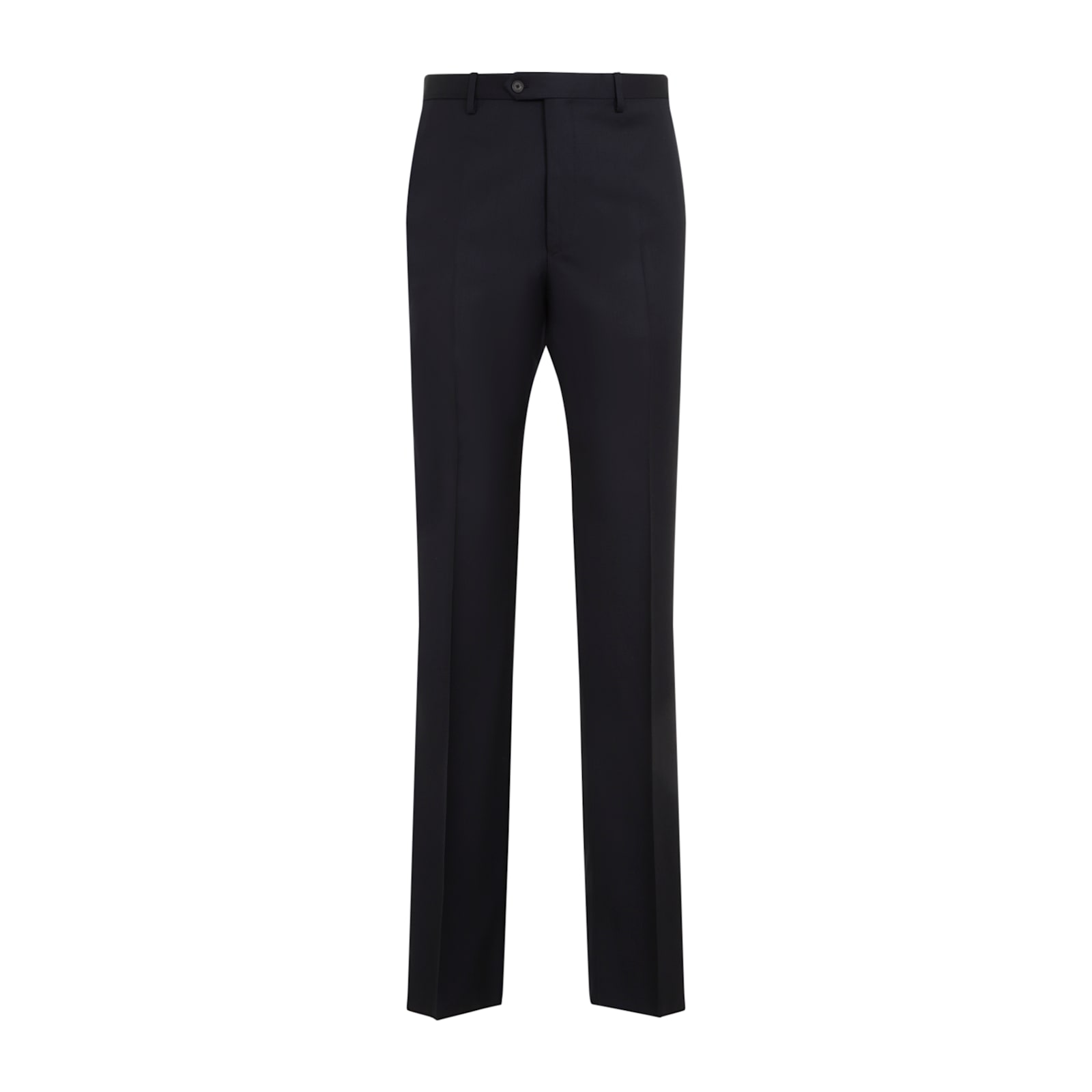 Shop Lanvin Fitted Tailored Trousers In Navy Blue