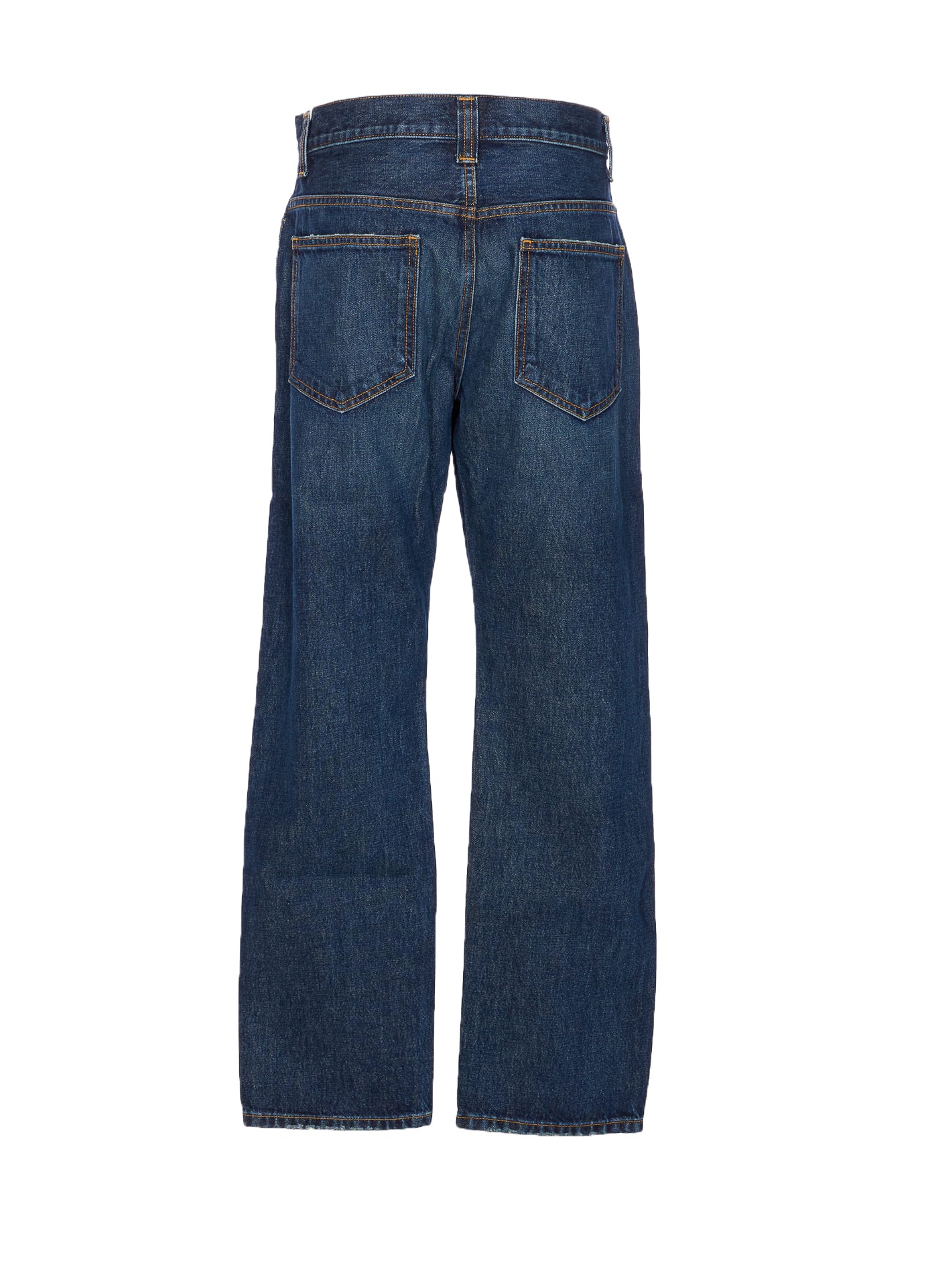 Khaite Jeans With Belt Loops In Blue