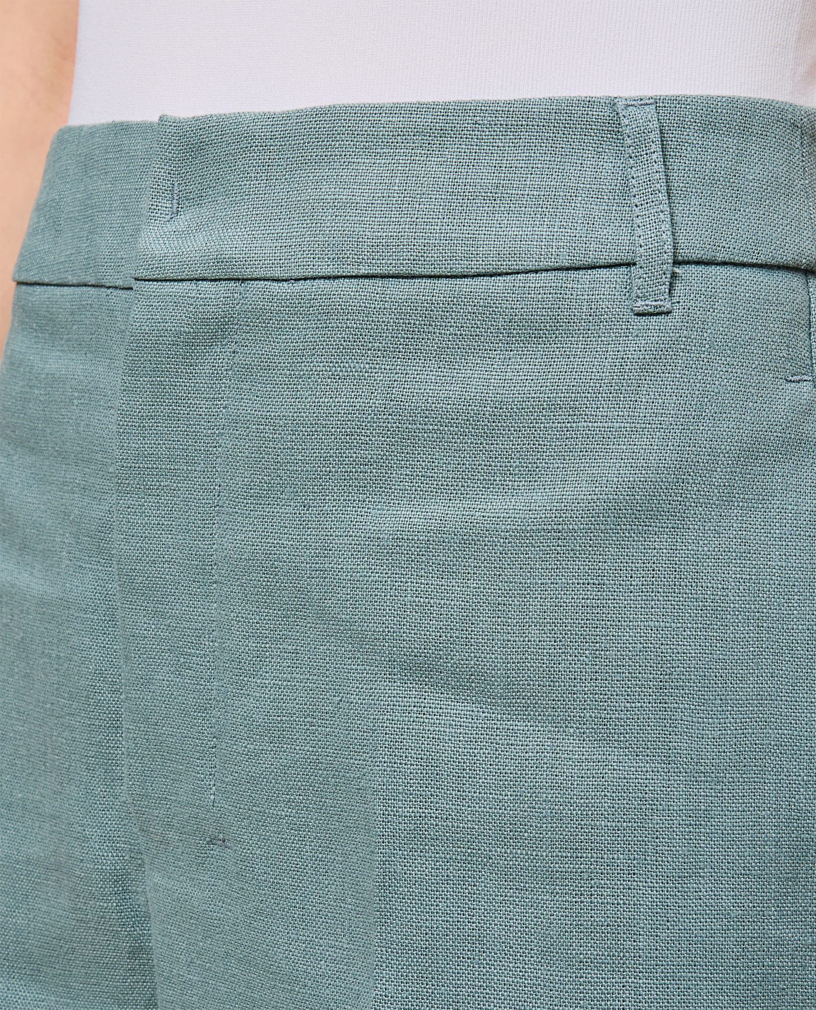 Shop 's Max Mara Salix Linen Pants In Azzurro