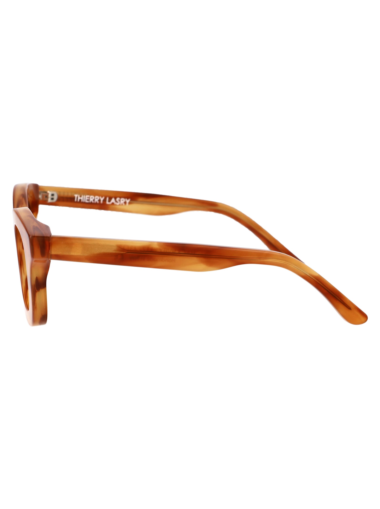 Shop Thierry Lasry Hacktivity Sunglasses In 117 Brown