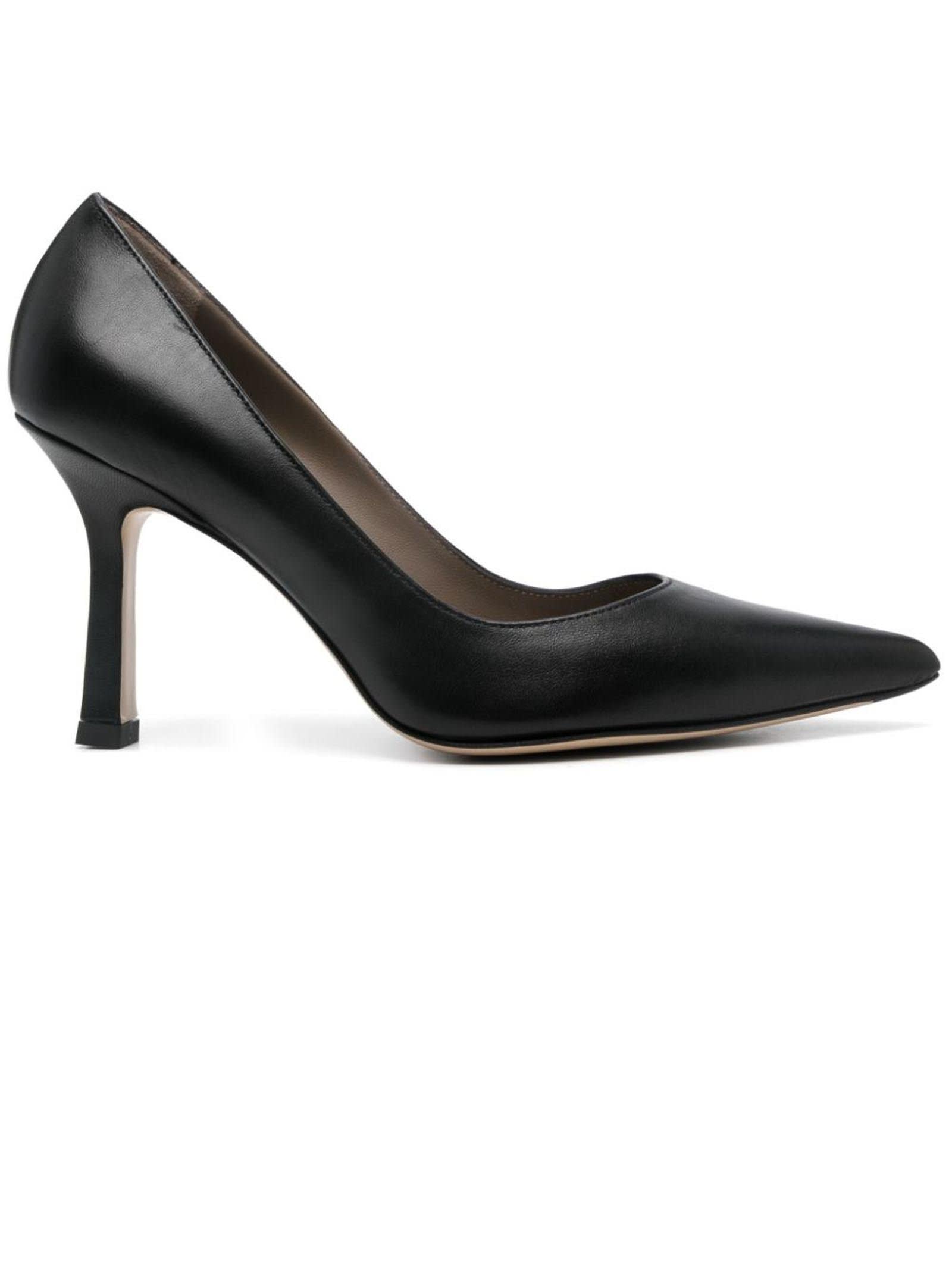 Roberto Festa Black Calf Leather Lory Pumps