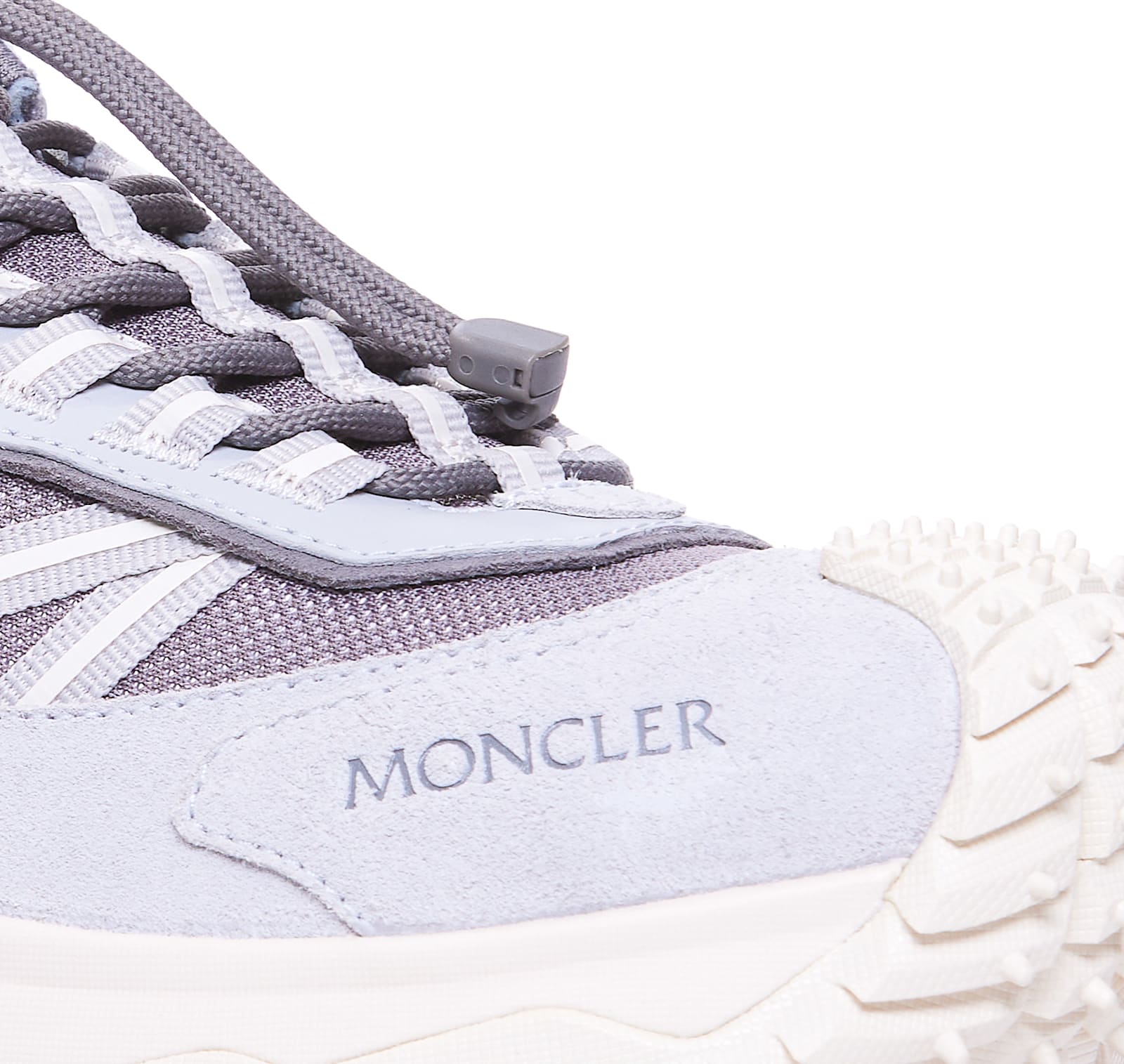 Shop Moncler Trailgrip Sneakers In Grey