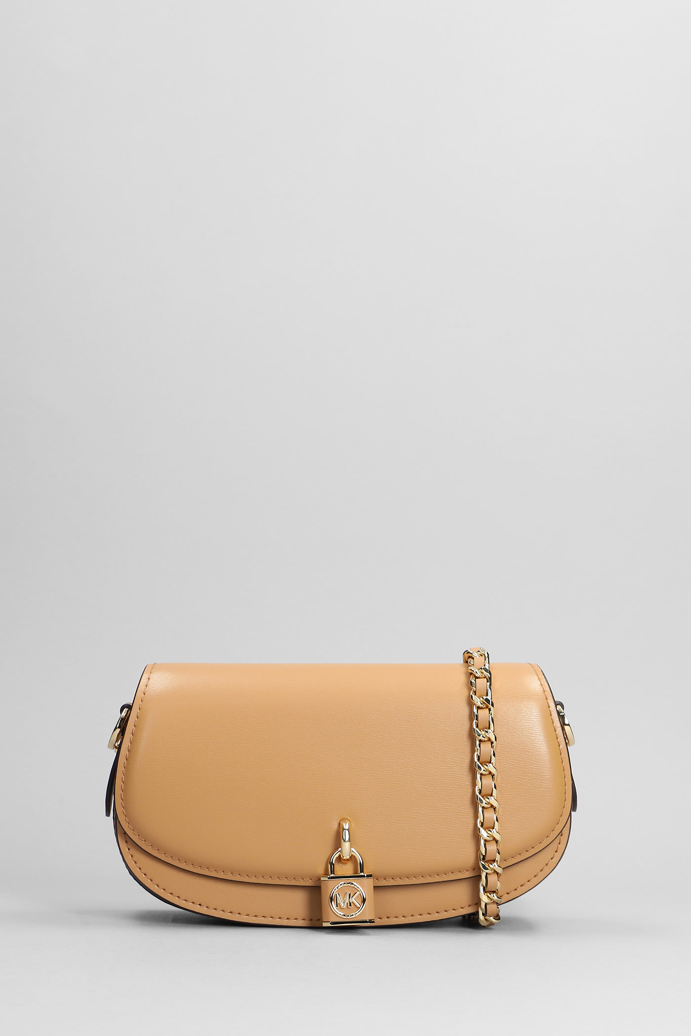 Shop Michael Kors Mila Shoulder Bag In Leather Color Leather