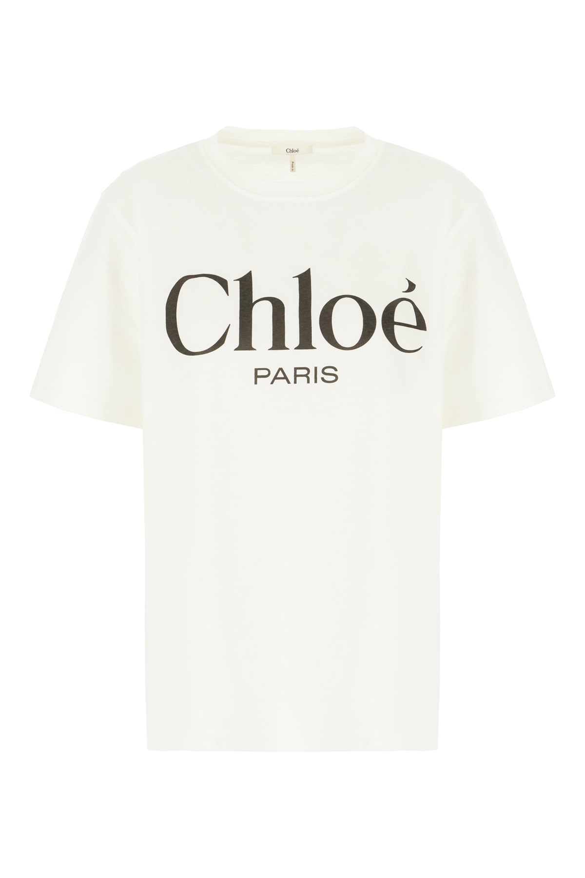 Chloé Ivory Cotton Oversize T-shirt