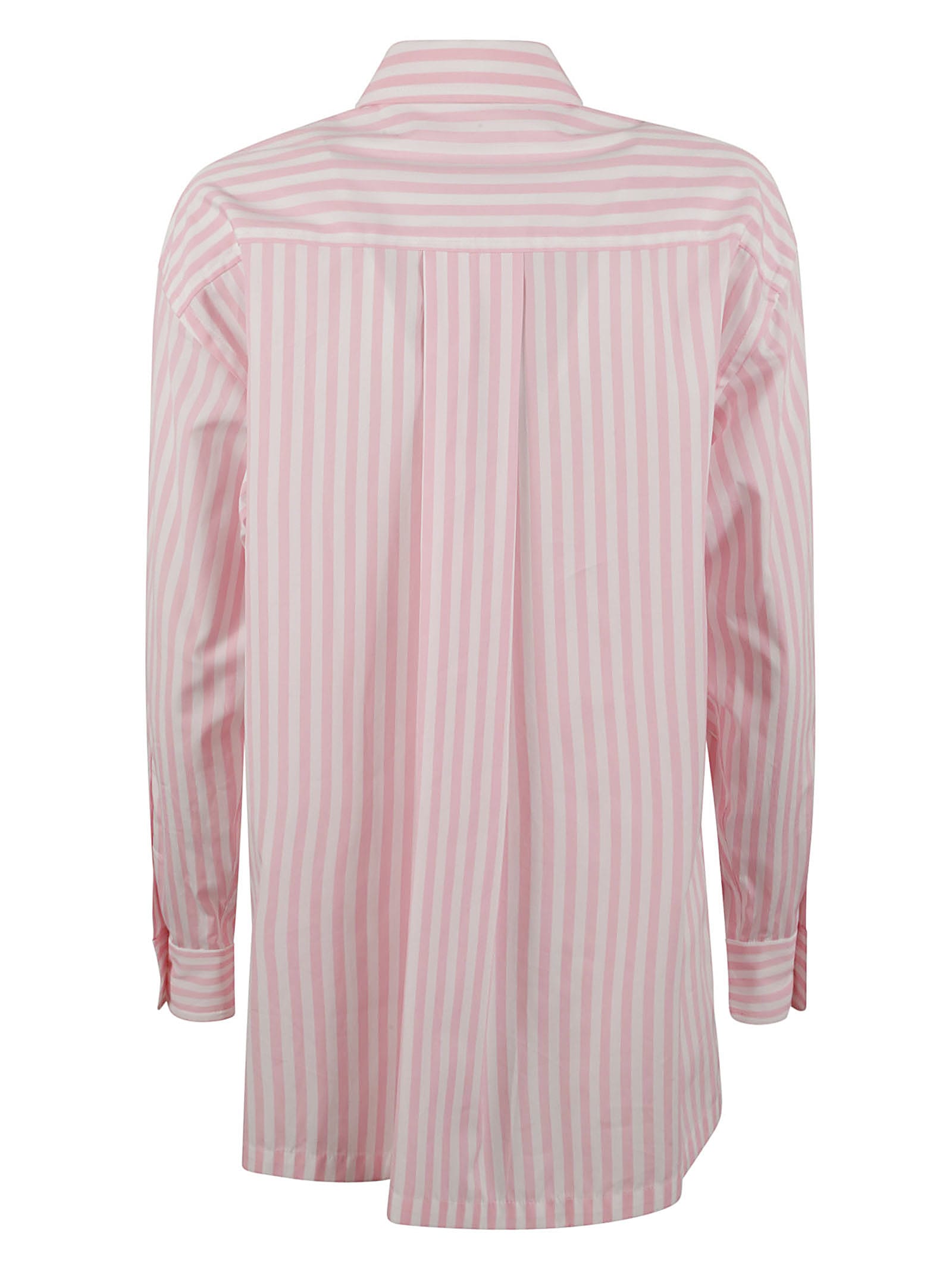 Shop Kenzo Boke Flower Stripe Shirt In Faded Pink