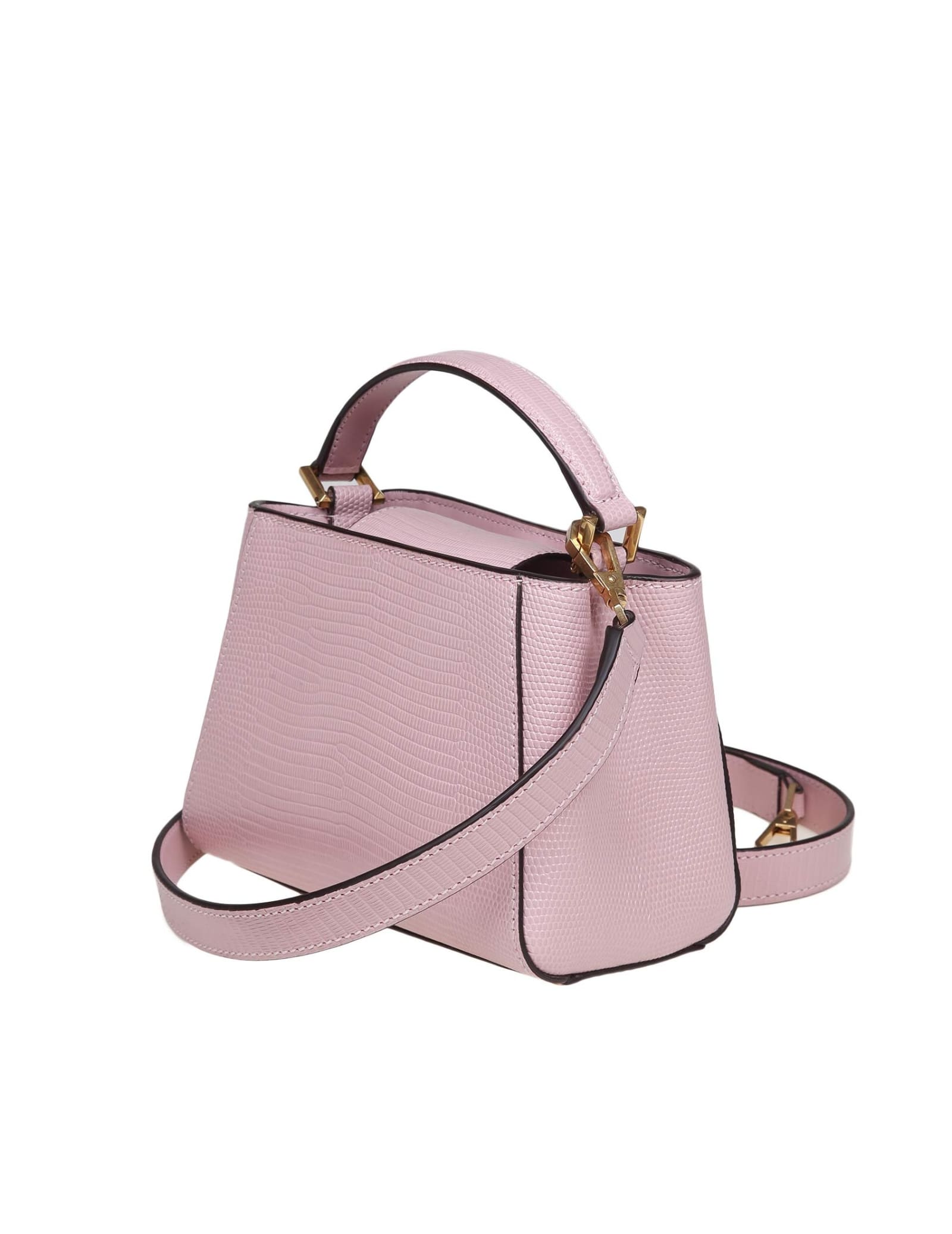 JIMMY CHOO DIAMOND LINK HANDBAG IN PINK LEATHER 