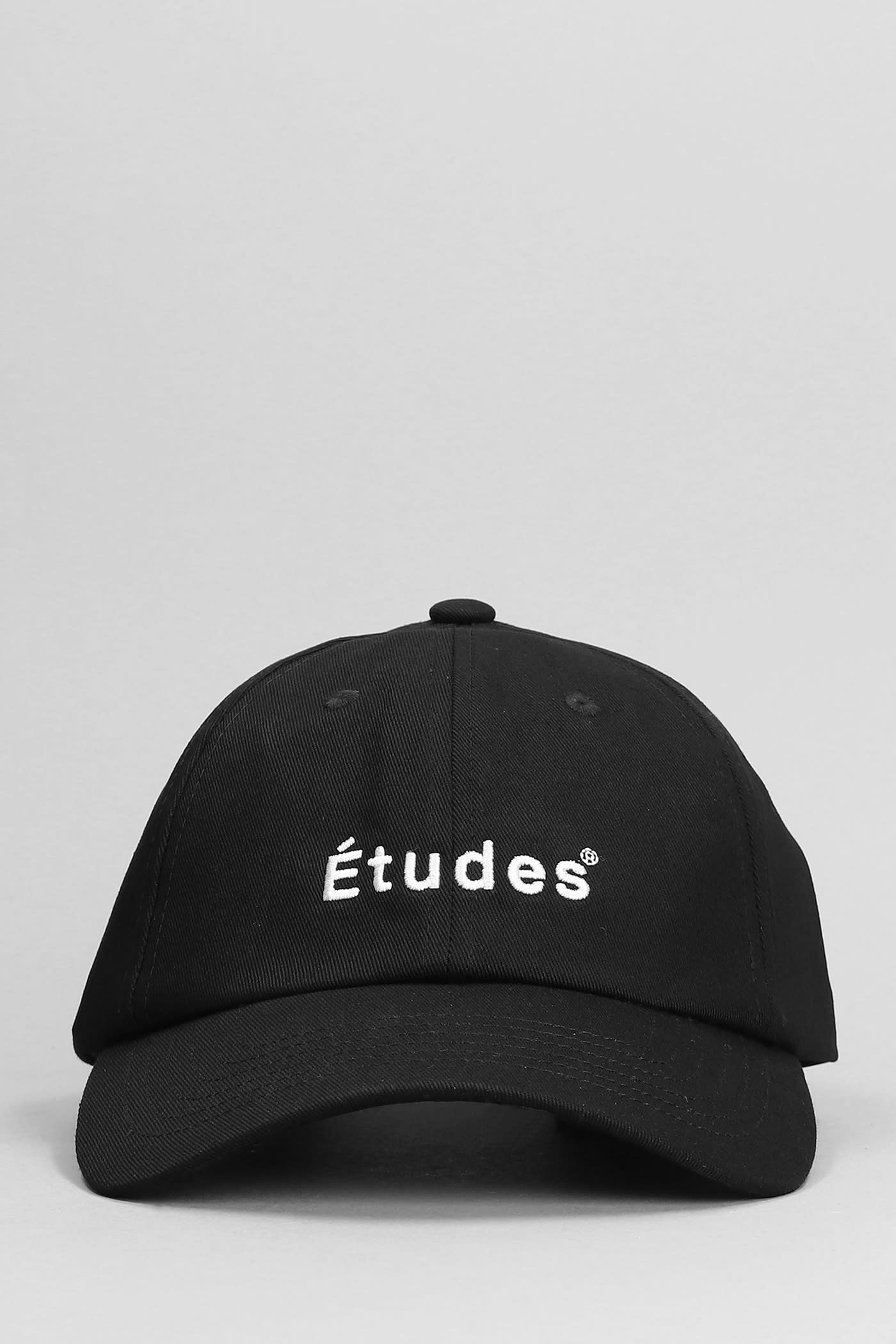 Shop Etudes Studio Hats In Black Cotton