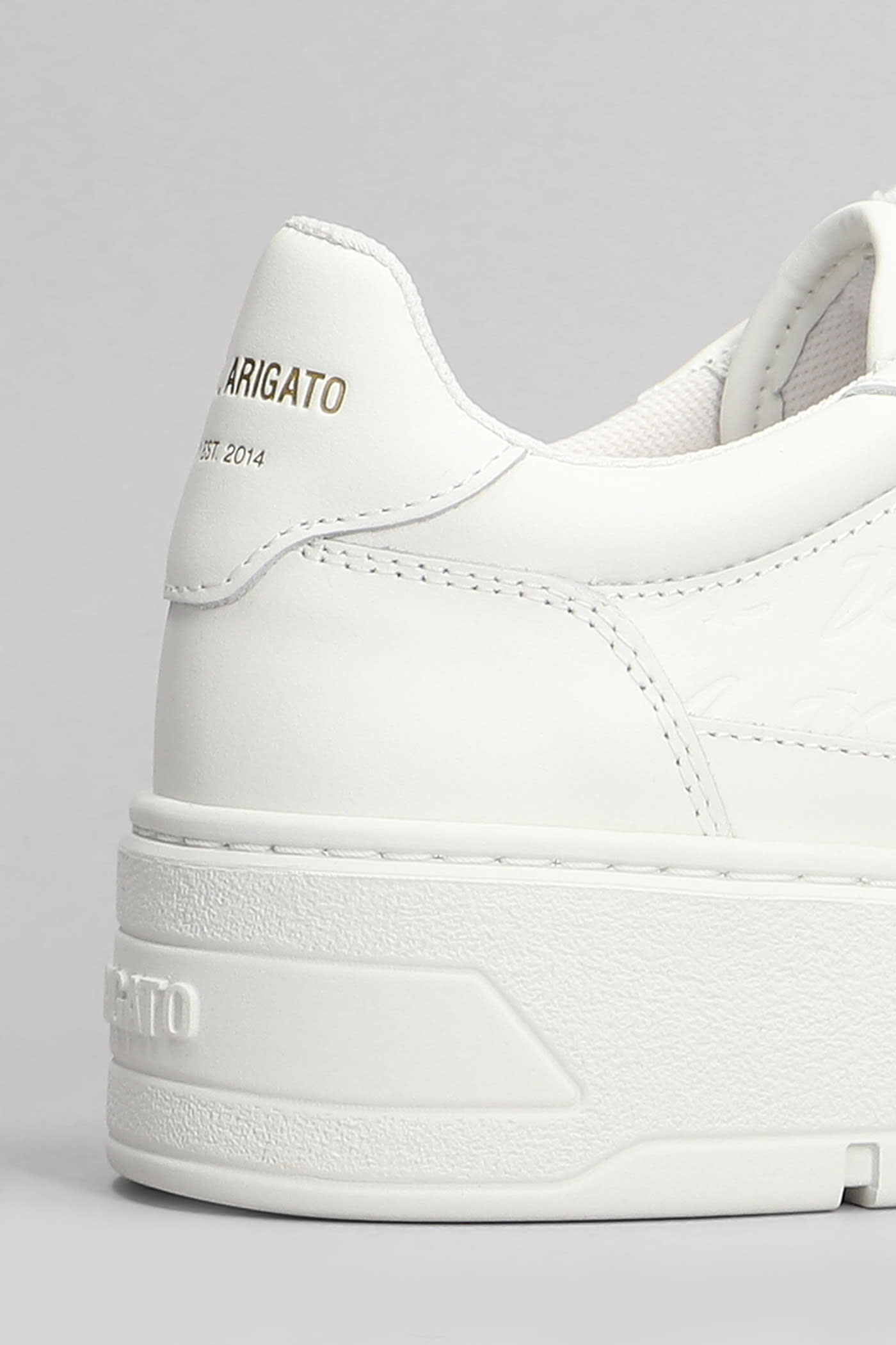 Axel Arigato Orbit Neo Sneakers In White Leather In White