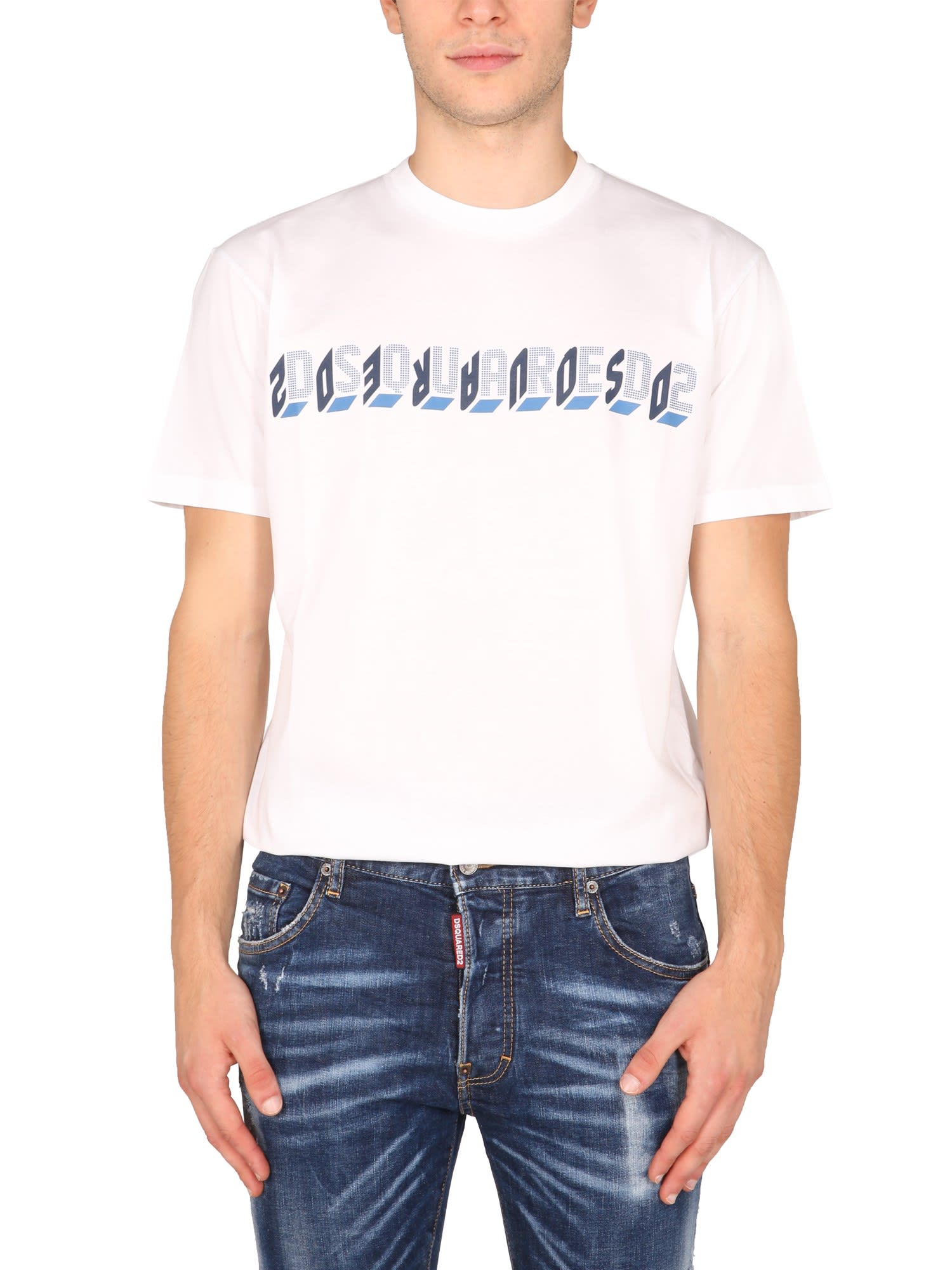 Dsquared2 T-shirt With Mirror Logo
