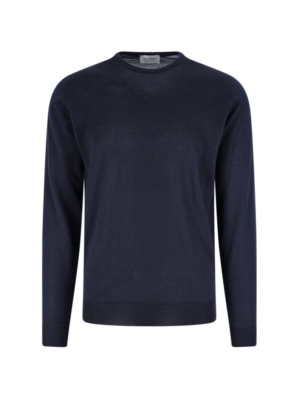 John Smedley Merino Wool Sweater In Blue